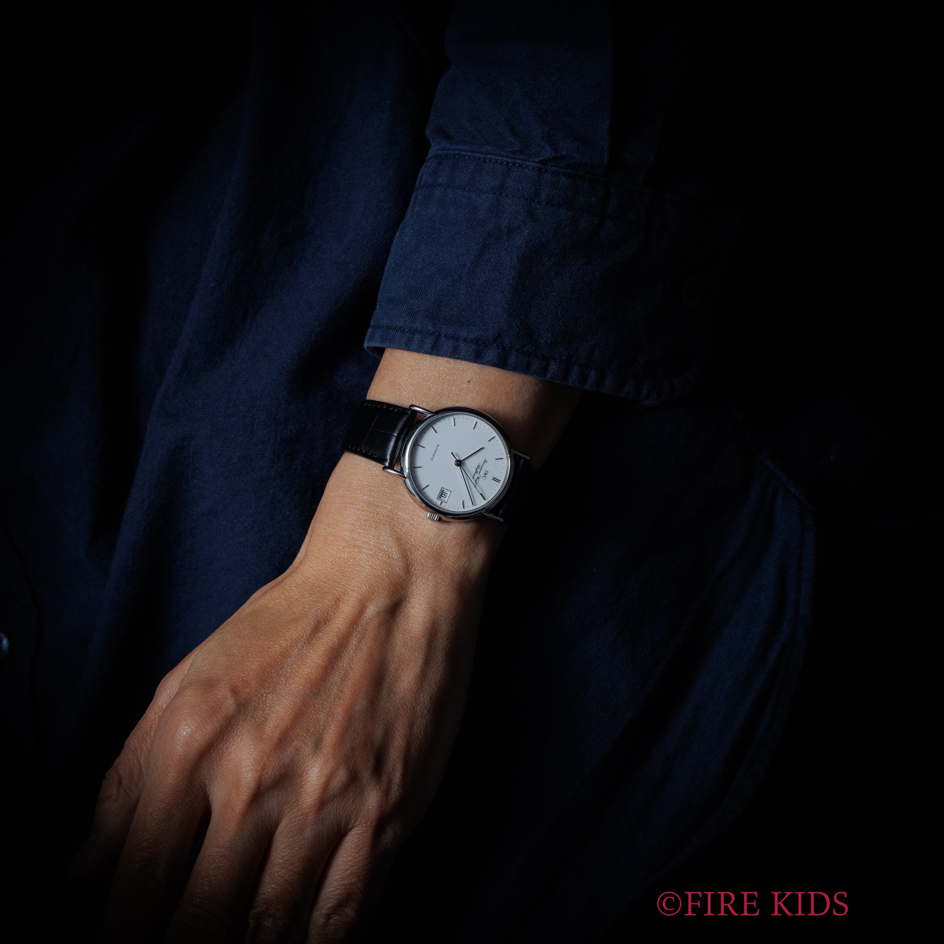 IWC ポートフィノ 1991年製 自動巻 ホワイトダイヤル 純正尾錠