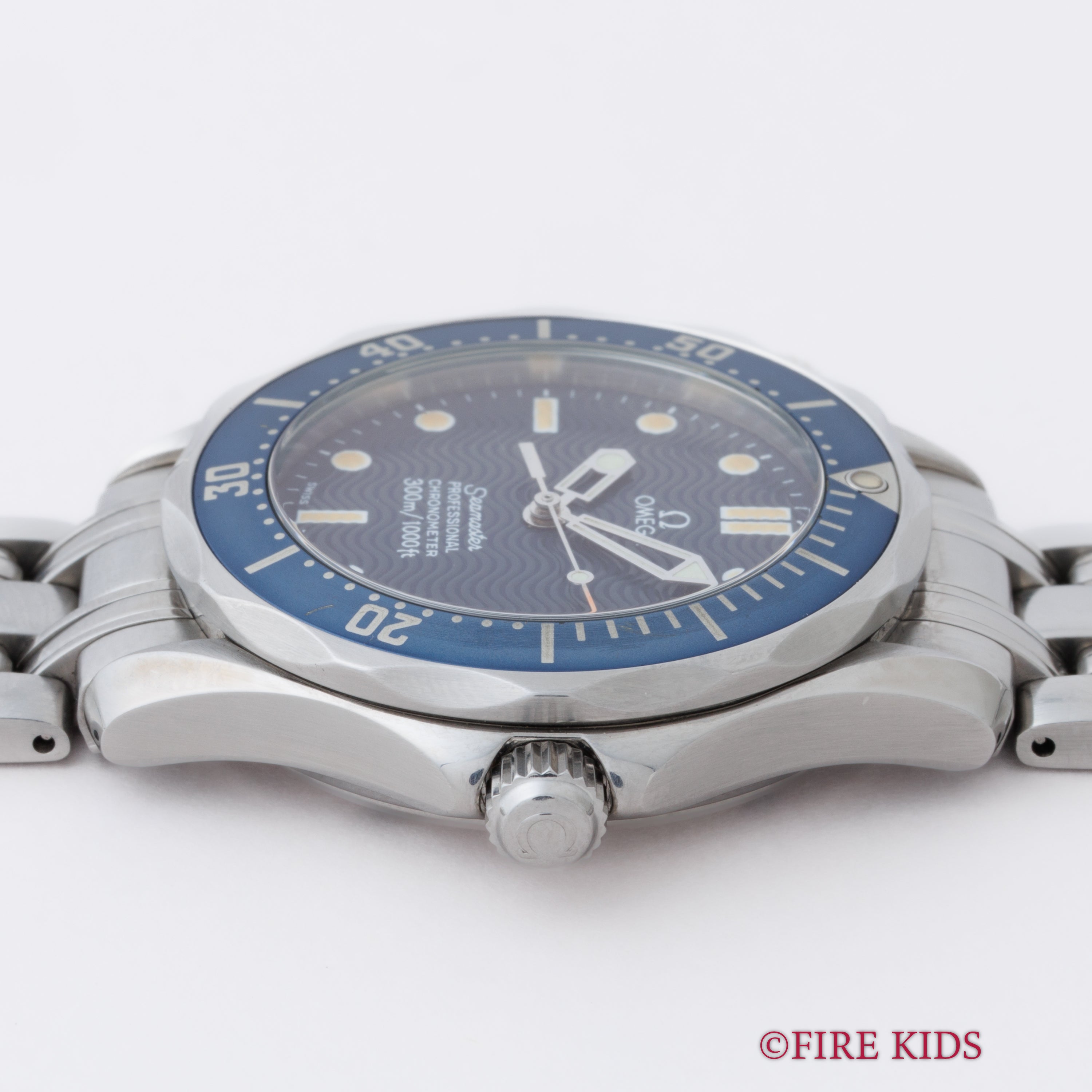 オメガ シーマスター プロフェショナル300m 1999年製 自動巻クロノメーター 純正ブレス タグ付き