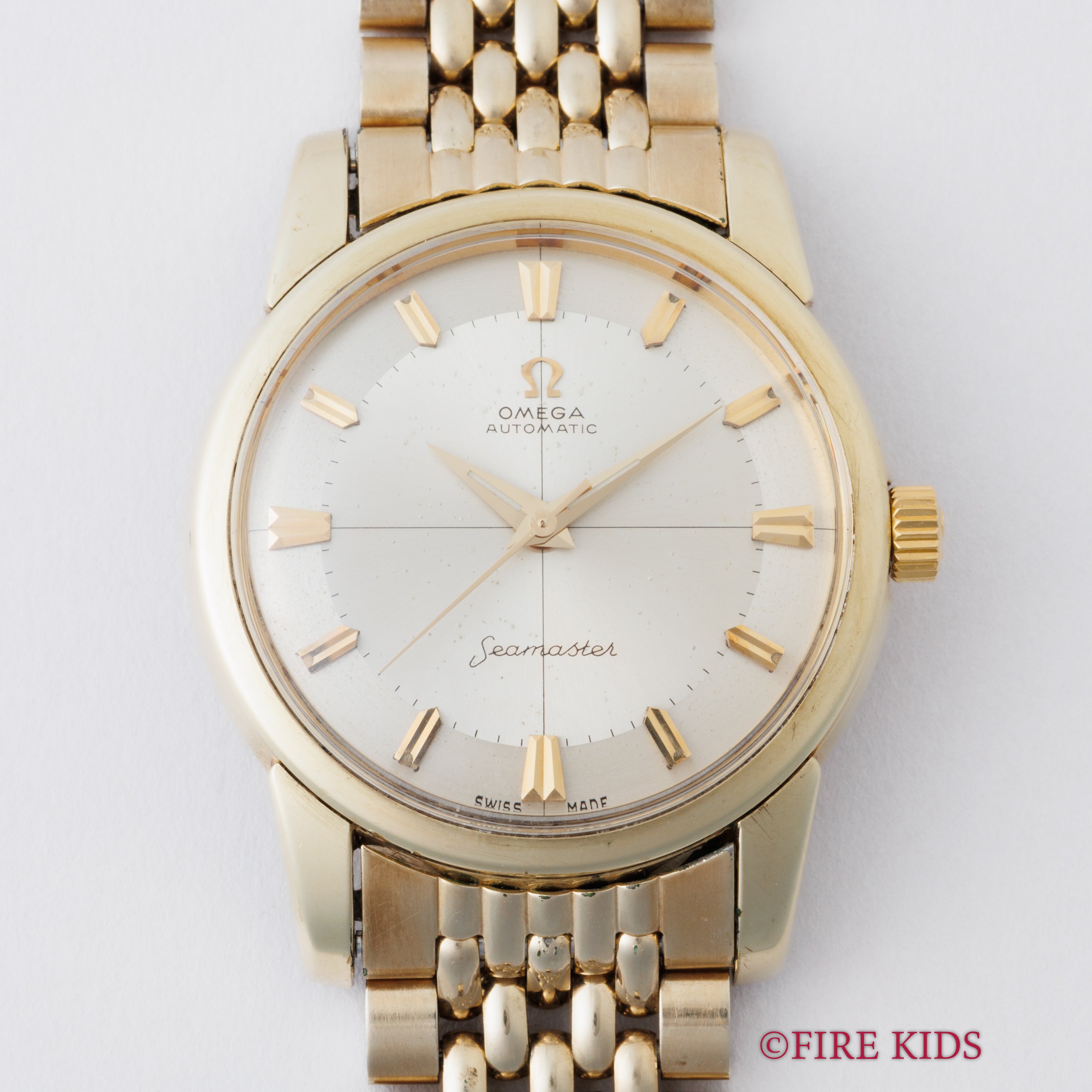 オメガ シーマスター クロスライン 1962年製 自動巻き トップゴールド