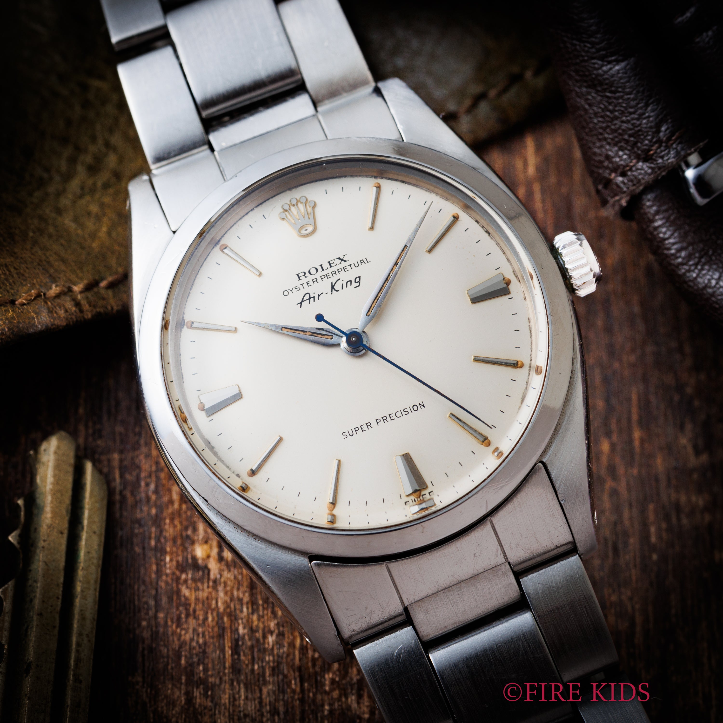 ロレックス エアキング 36mmケース 1959年製 Ref.5504 ビックエアキング 純正ブレス付き