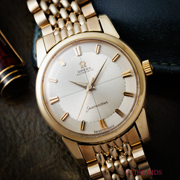 オメガ シーマスター クロスライン 1962年製 自動巻き トップゴールド