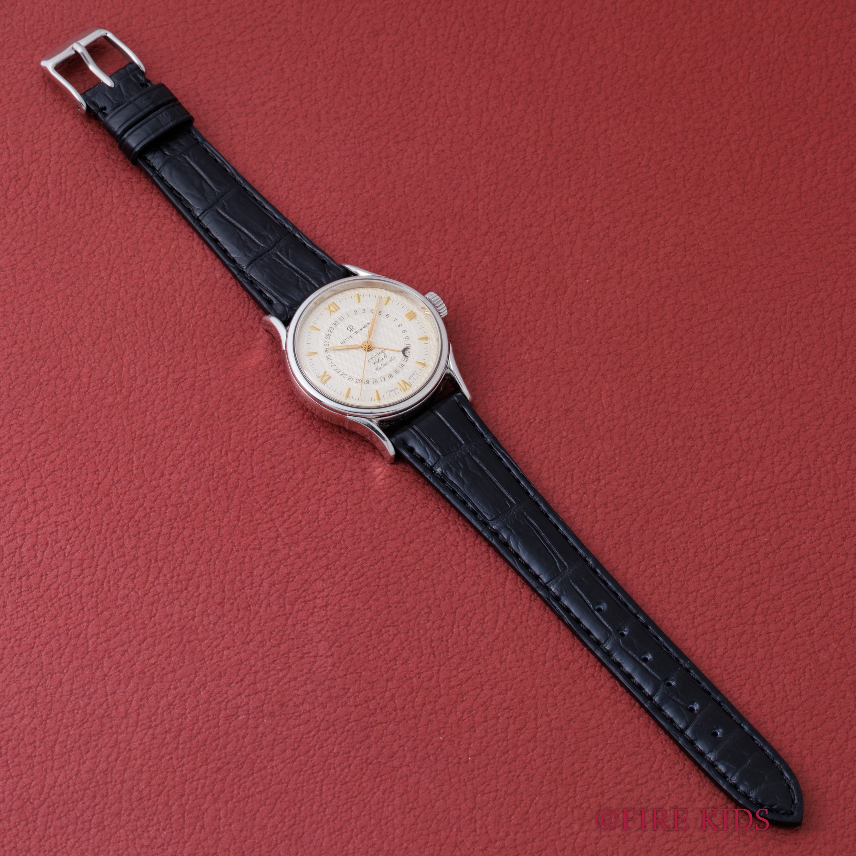 レヴュートーメン 1990年代製 クリケット ポインターデイト 自動巻き