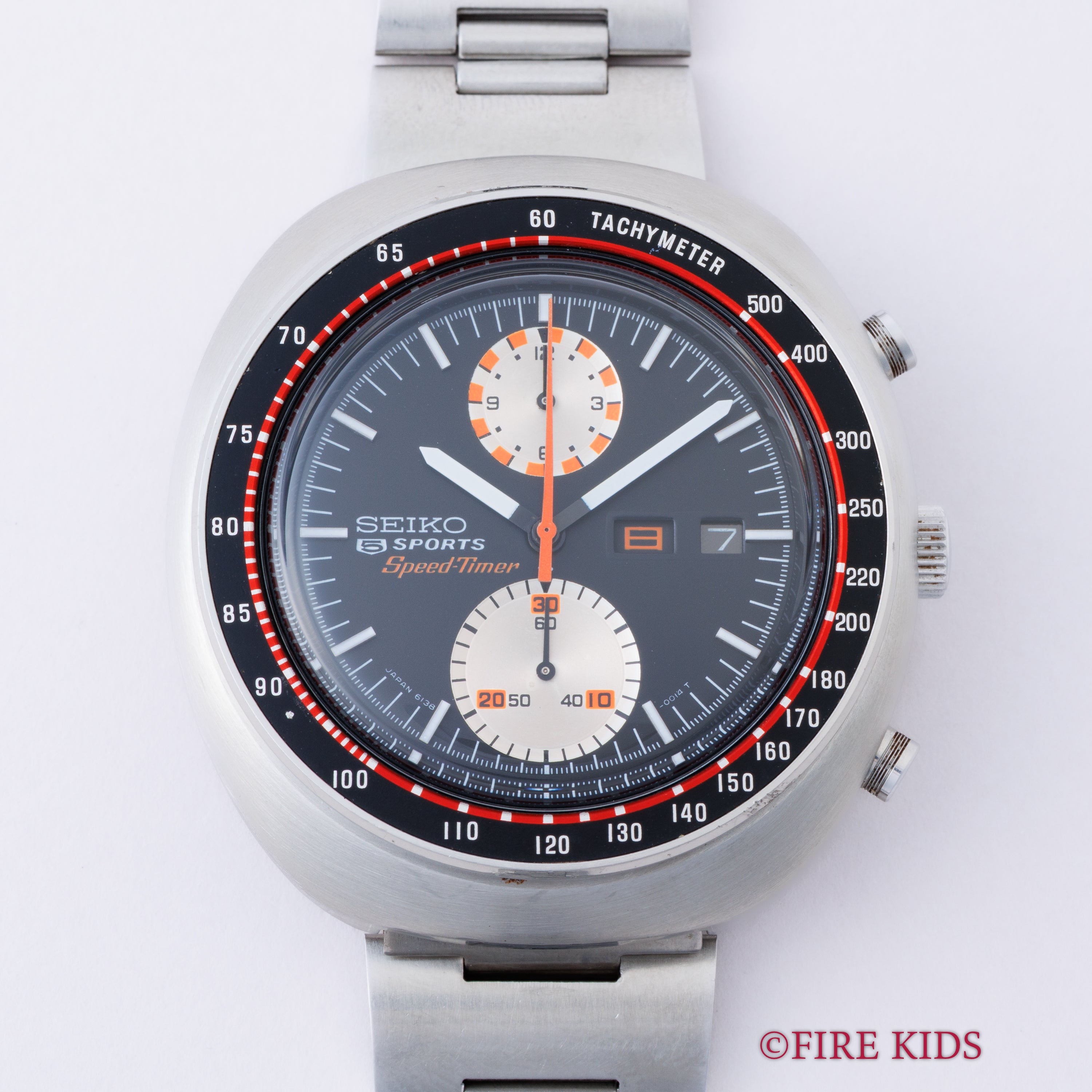 セイコー 1975年製 5スポーツ スピードタイマー UFO Ref.6138-0011 自動巻クロノグラフ 国内仕様