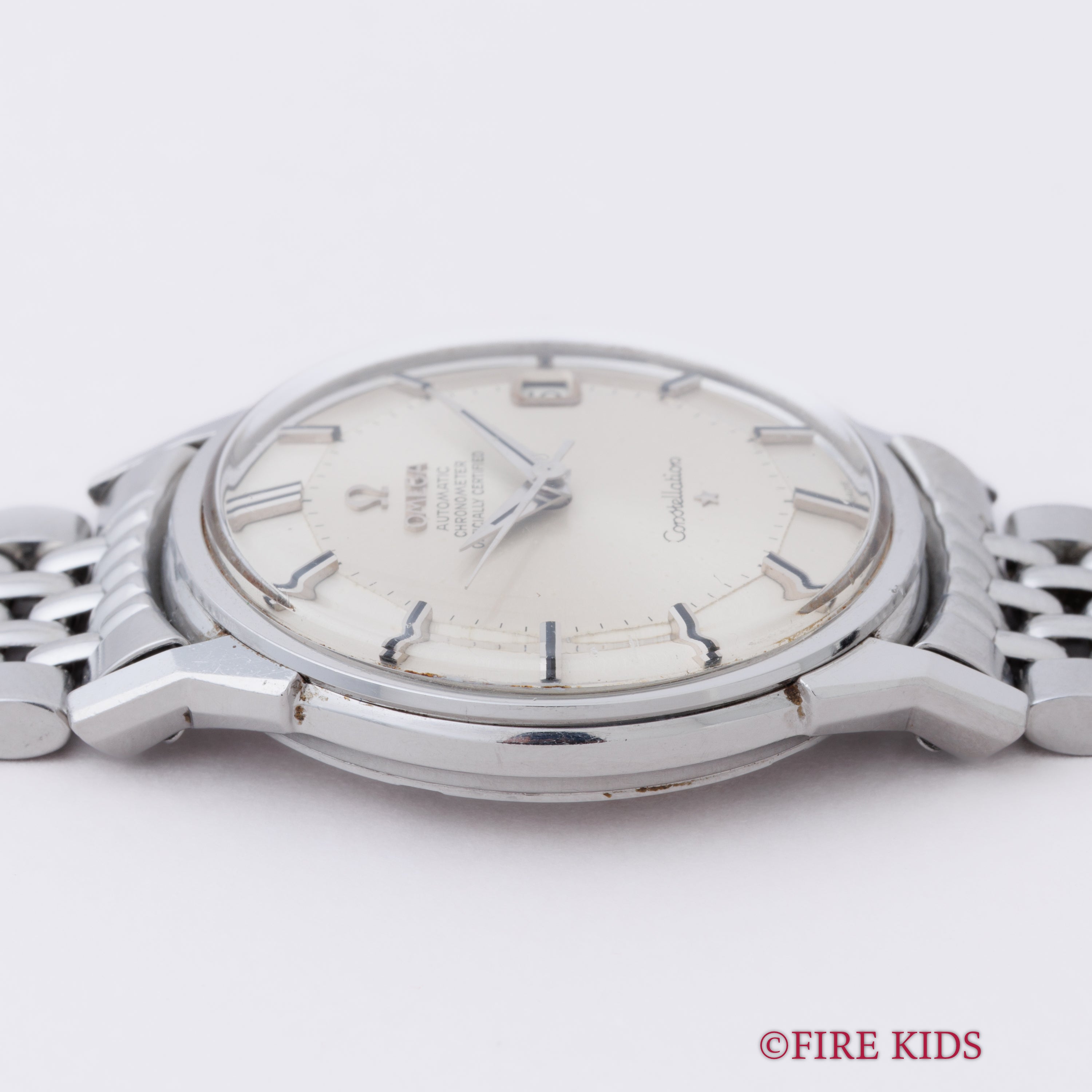 オメガ コンステレーション 12角 1966年製 パイパンダイヤル 自動巻クロノメーター Cal.564 純正ステンレスブレス