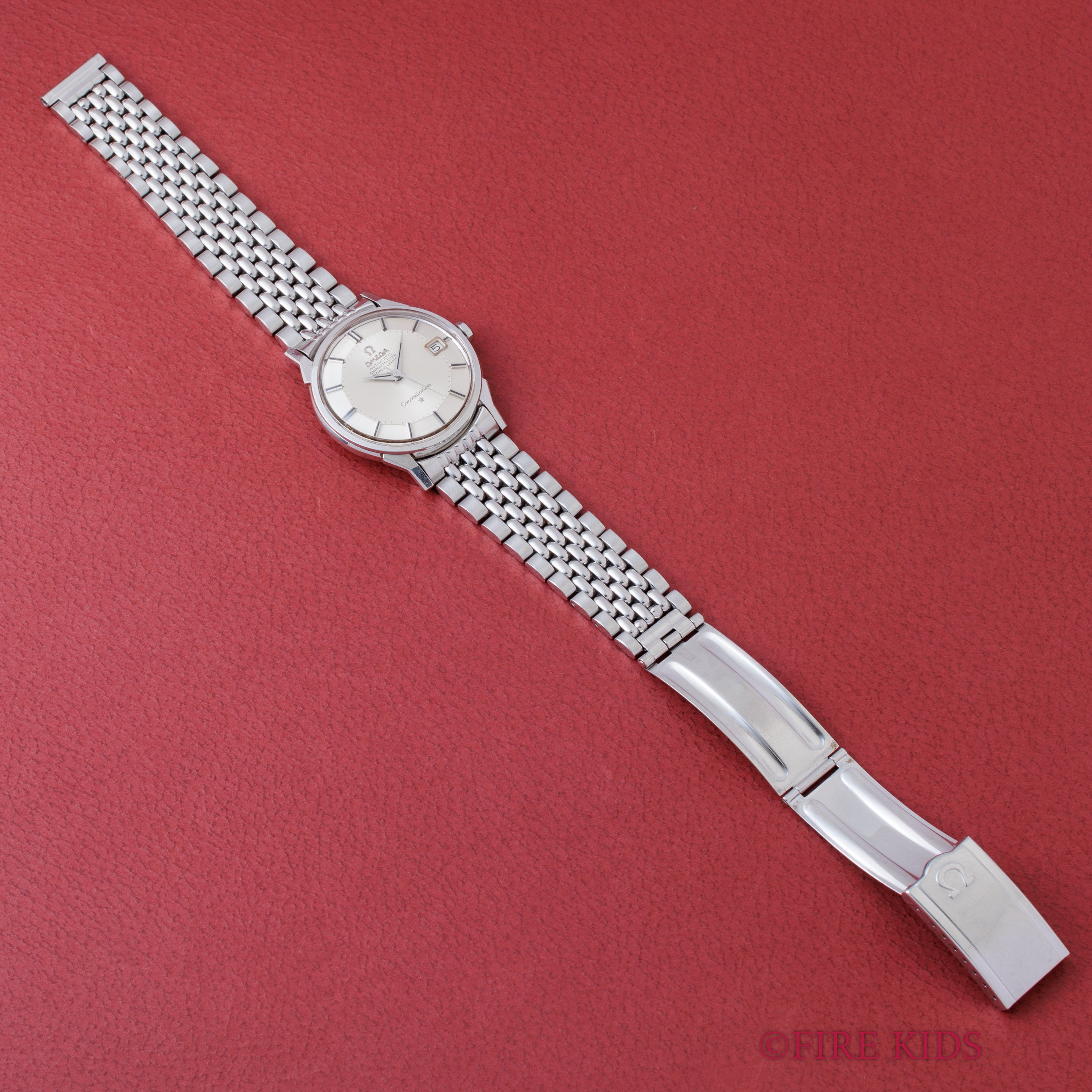 オメガ コンステレーション 12角 1966年製 パイパンダイヤル 自動巻クロノメーター Cal.564 純正ステンレスブレス