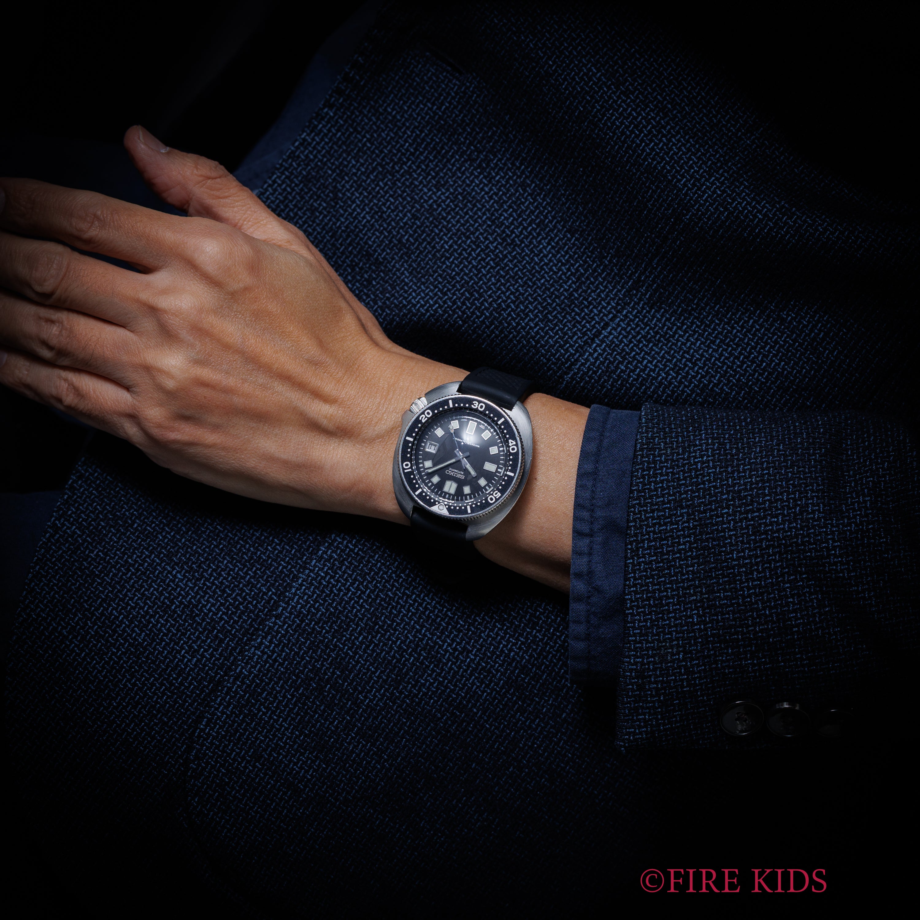 セイコー 150mダイバー 2nd後期 植村ダイバー 1975年製 自動巻き Ref.6105-8110