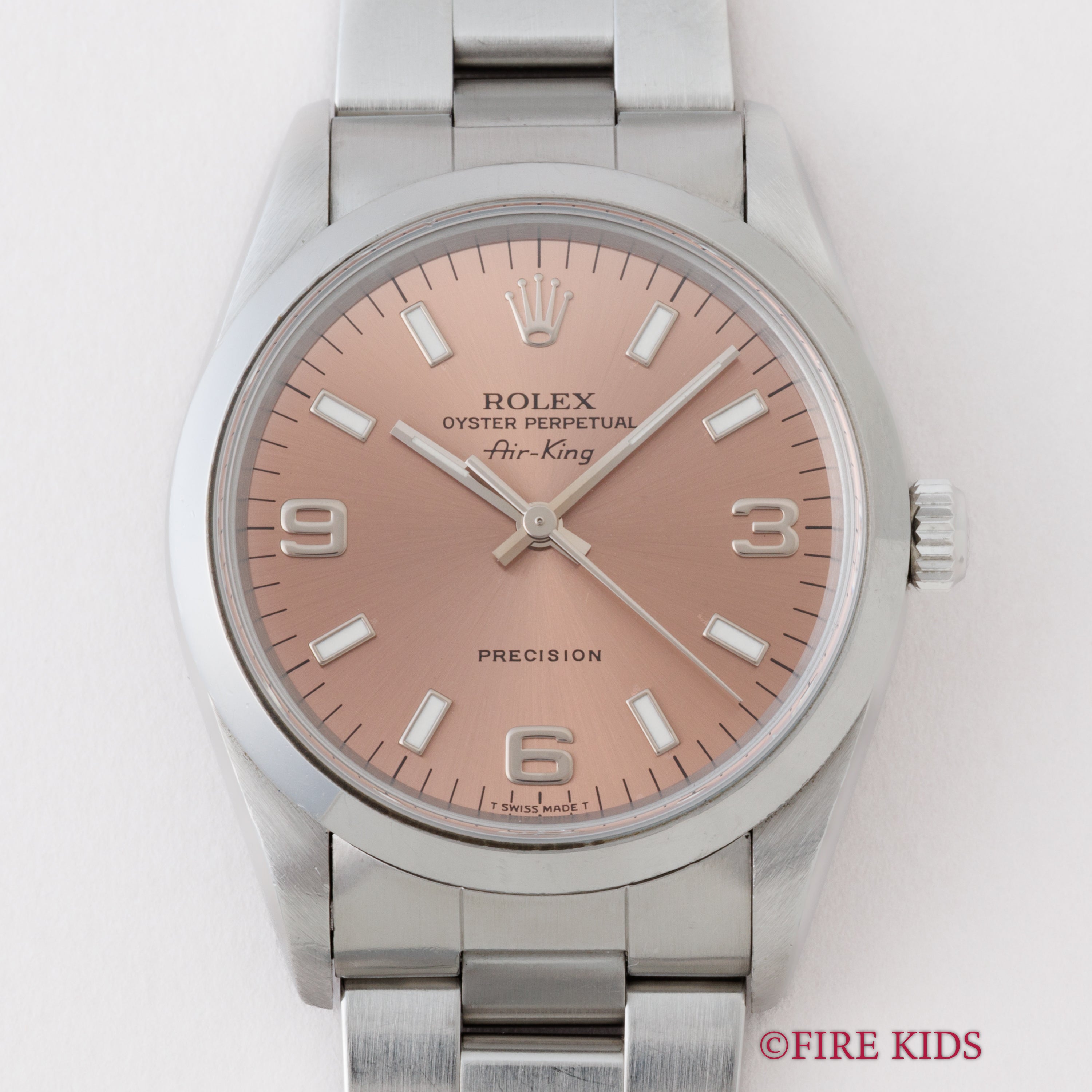 ロレックス エアキング 1997年製 Ref.14000 ピンク エクスプローラーダイヤル