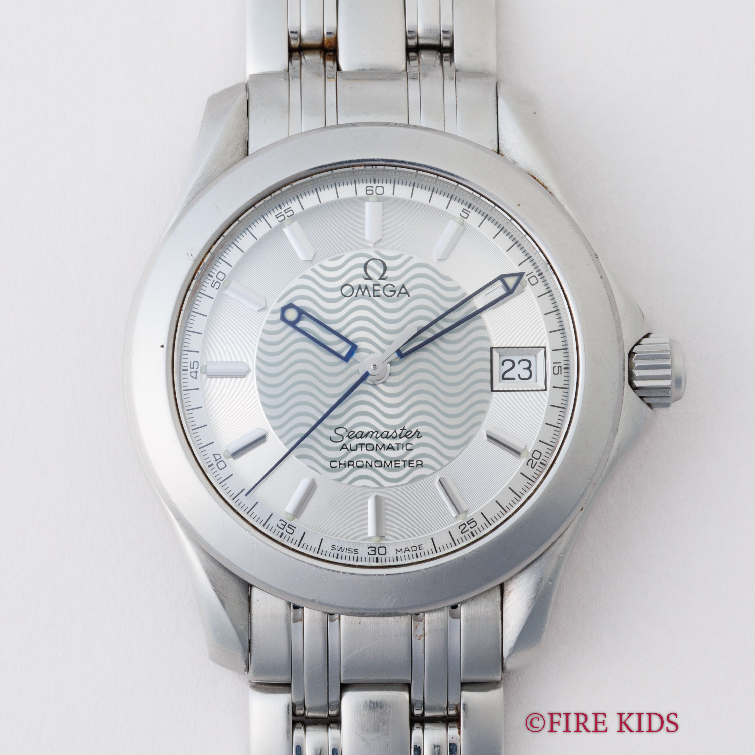 オメガ シーマスター 120 1999年製 Ref.168.1601 クロノメーター シルバーダイヤル