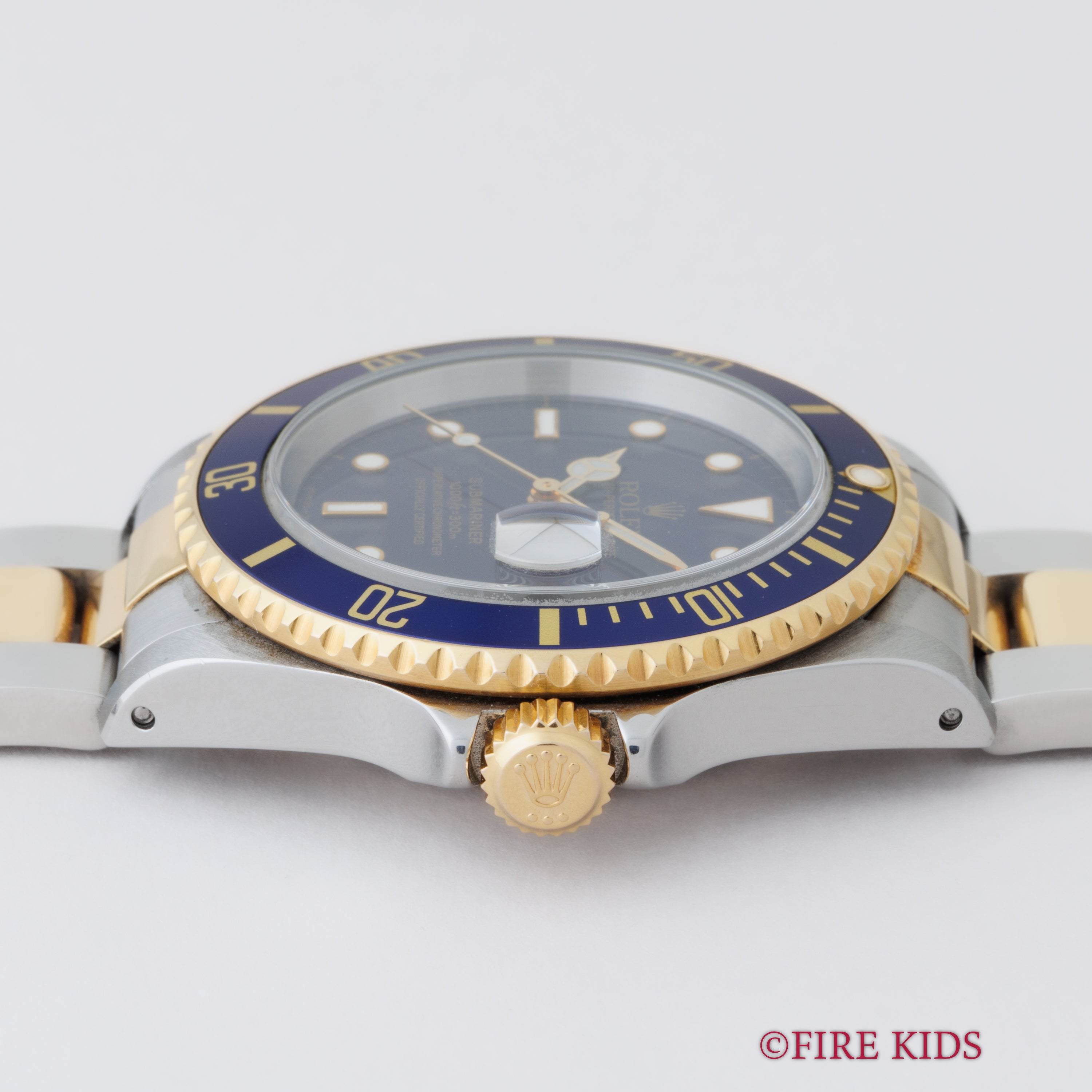 ロレックス サブマリーナー 1997年製 Ref.16613 コンビ 青サブ 箱、冊子、ギャラ、タグ付き