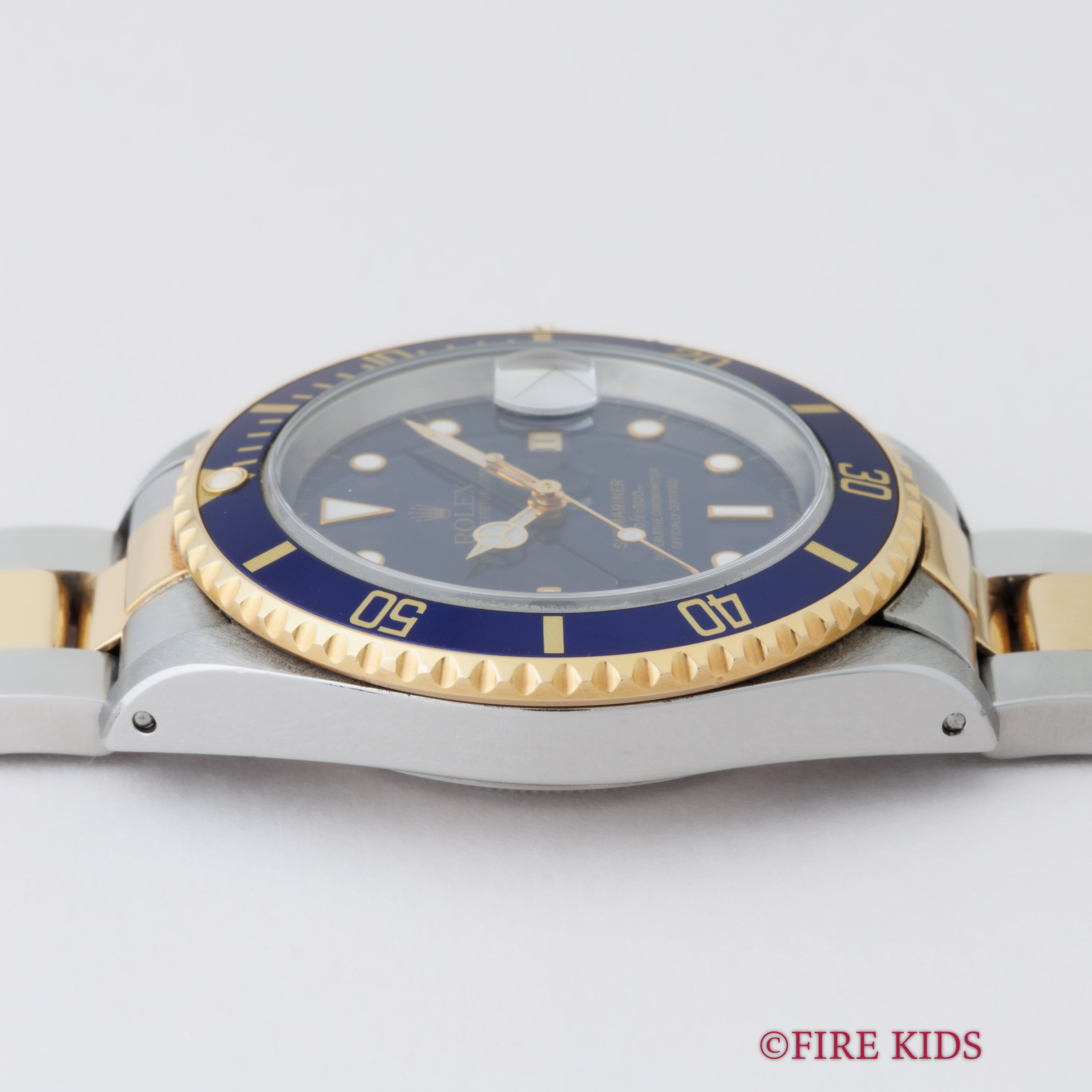 ロレックス サブマリーナー 1997年製 Ref.16613 コンビ 青サブ 箱、冊子、ギャラ、タグ付き