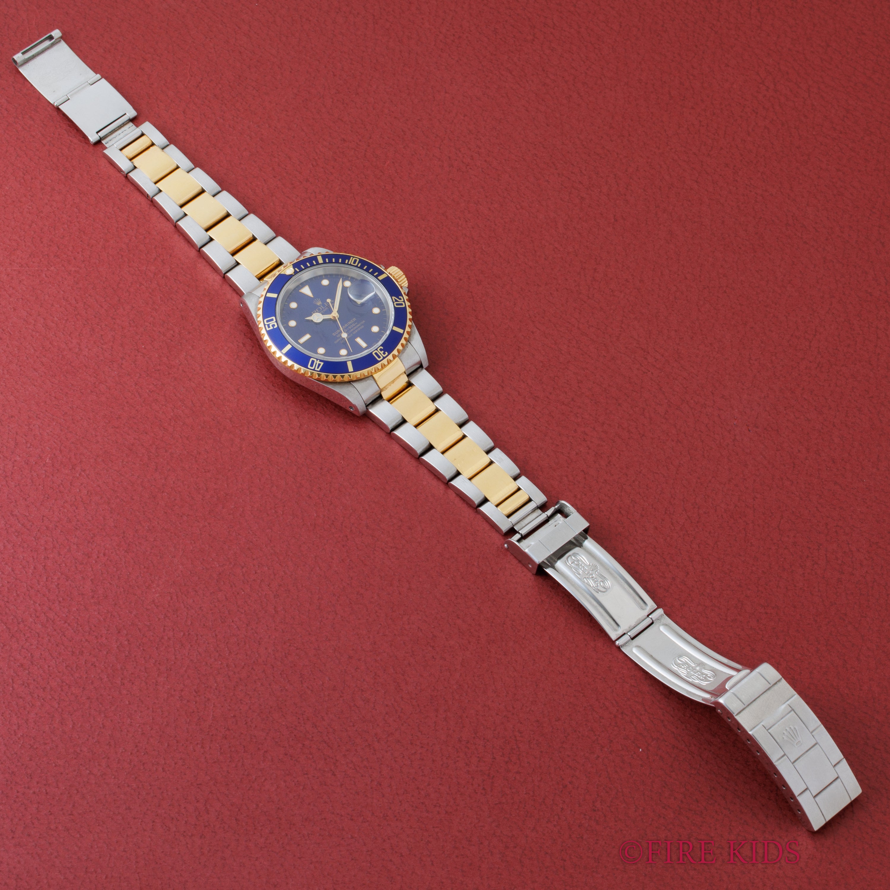 ロレックス サブマリーナー 1997年製 Ref.16613 コンビ 青サブ 箱、冊子、ギャラ、タグ付き