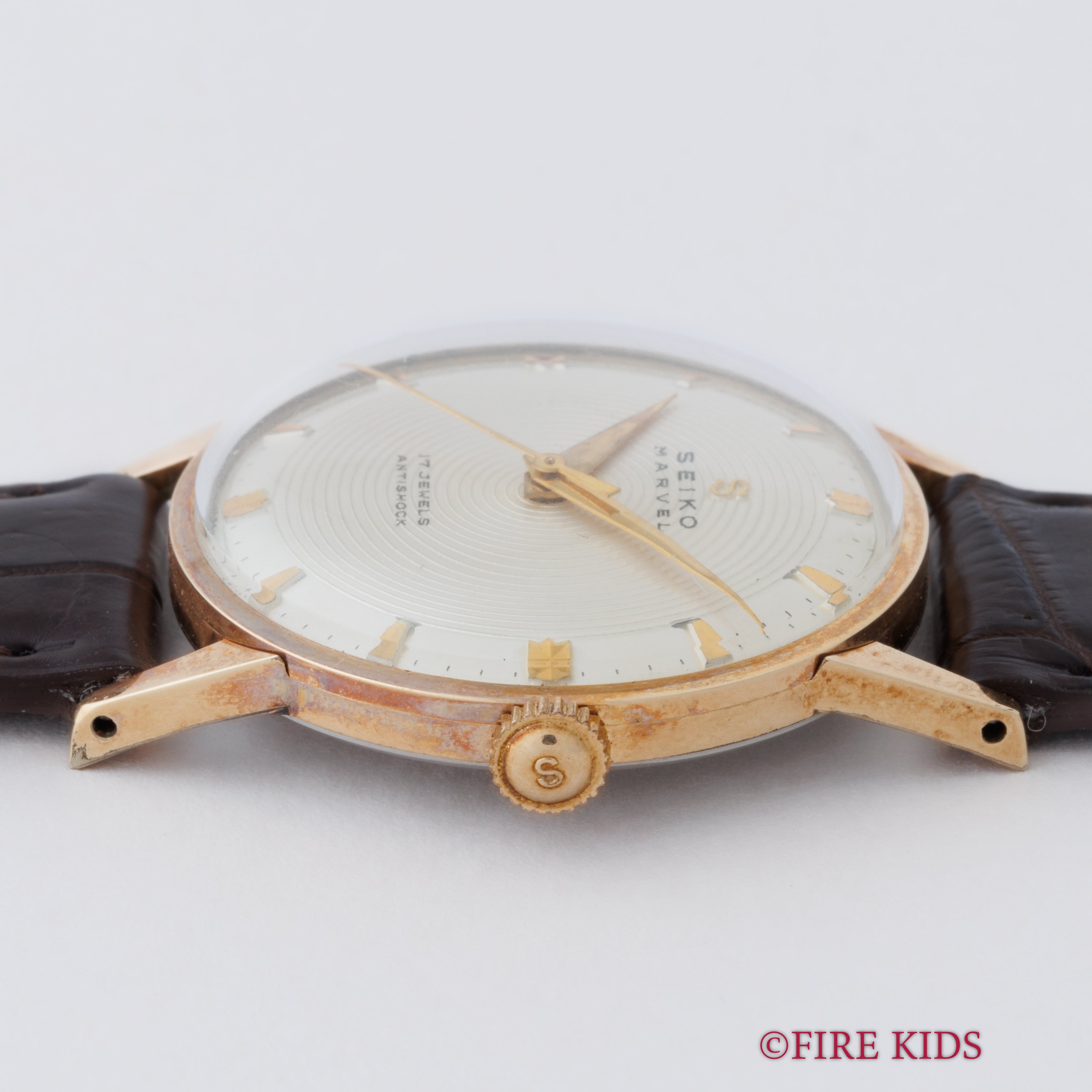 セイコー マーベル 1957年製(昭和32年製) Ref.14033 14金張 レコード文字