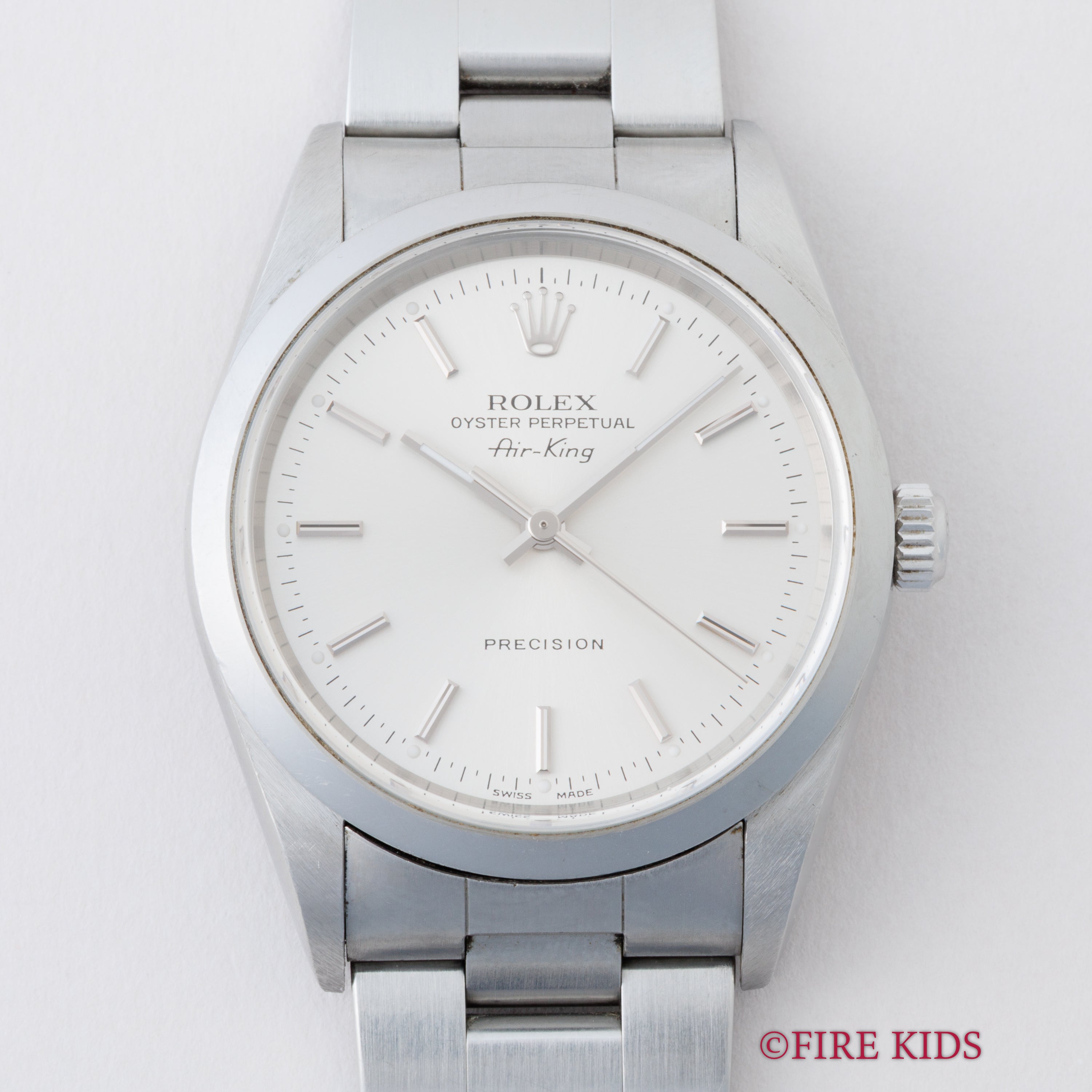 ロレックス エアキング シルバーダイヤル 2000年製（平成12年） Ref.14000M Cal.3130 箱ギャラ