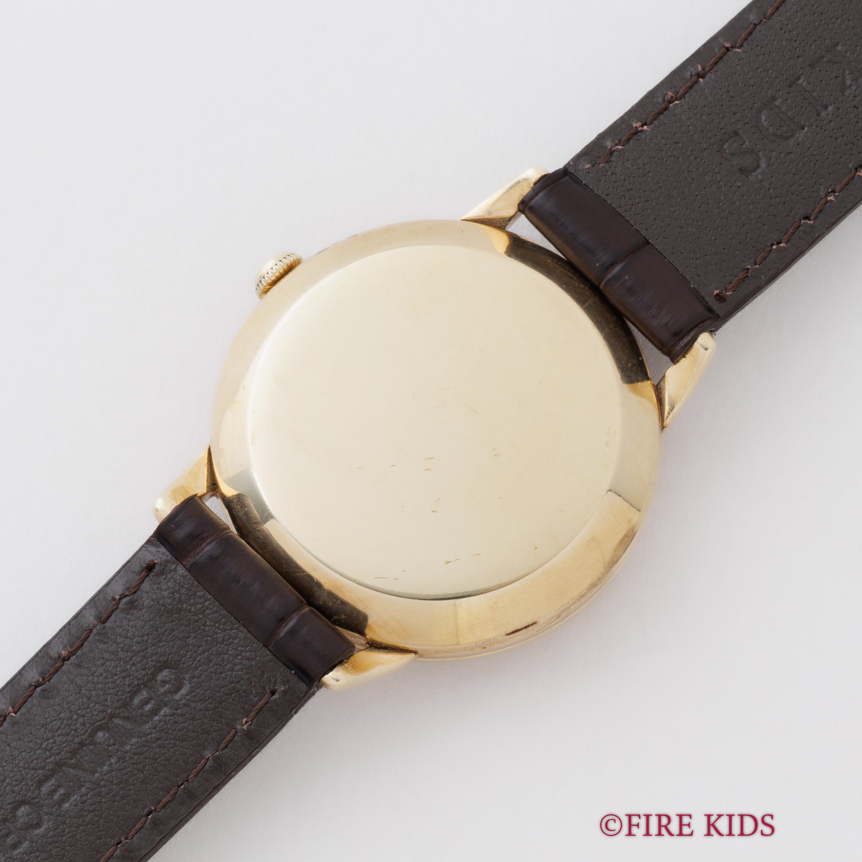 オメガ バンパー式センターセコンド自動巻 1952年製 14金張り Cal.354 USケース