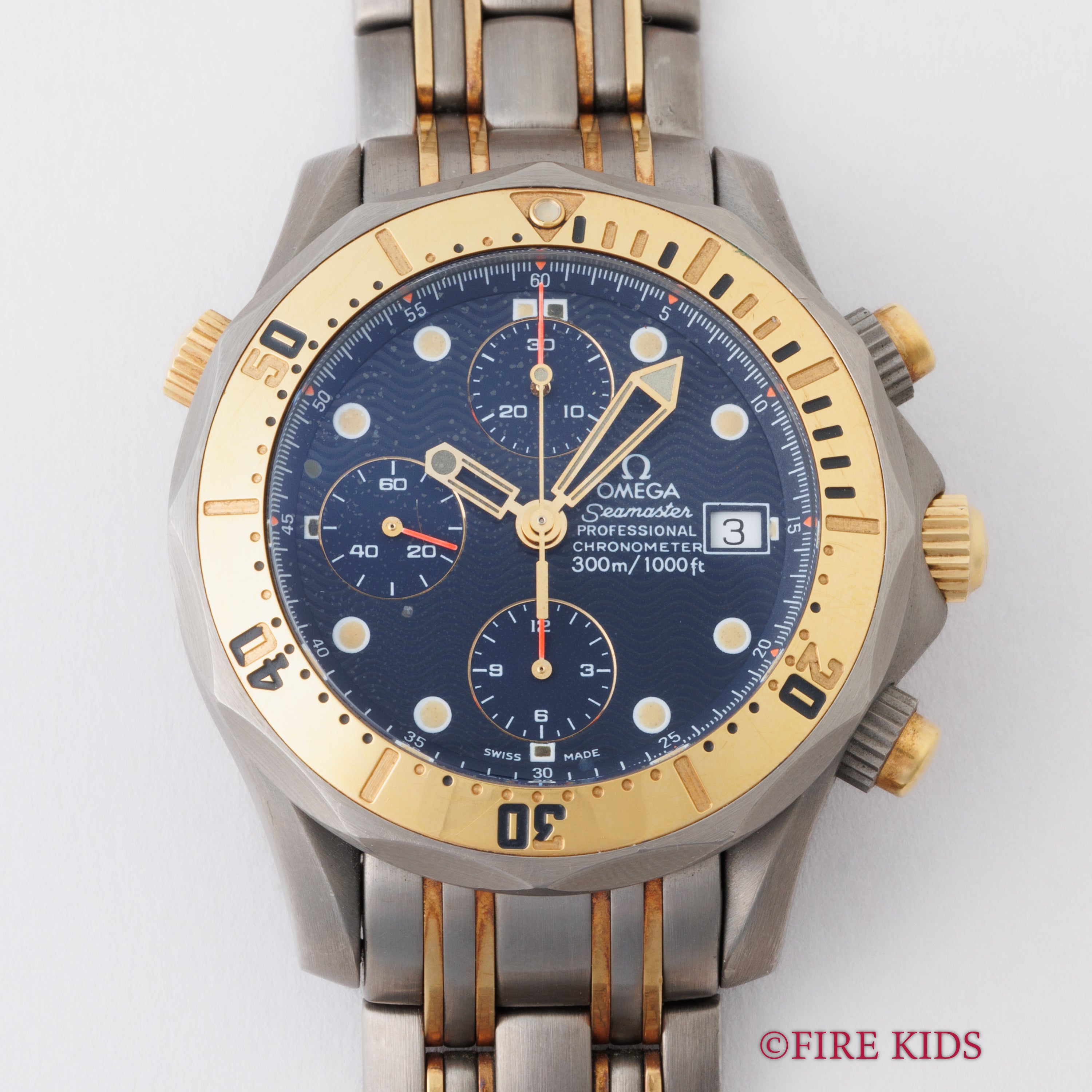 オメガ シーマスター Ref.2297.80.00 1986年製 クロノグラフ チタンコンビ