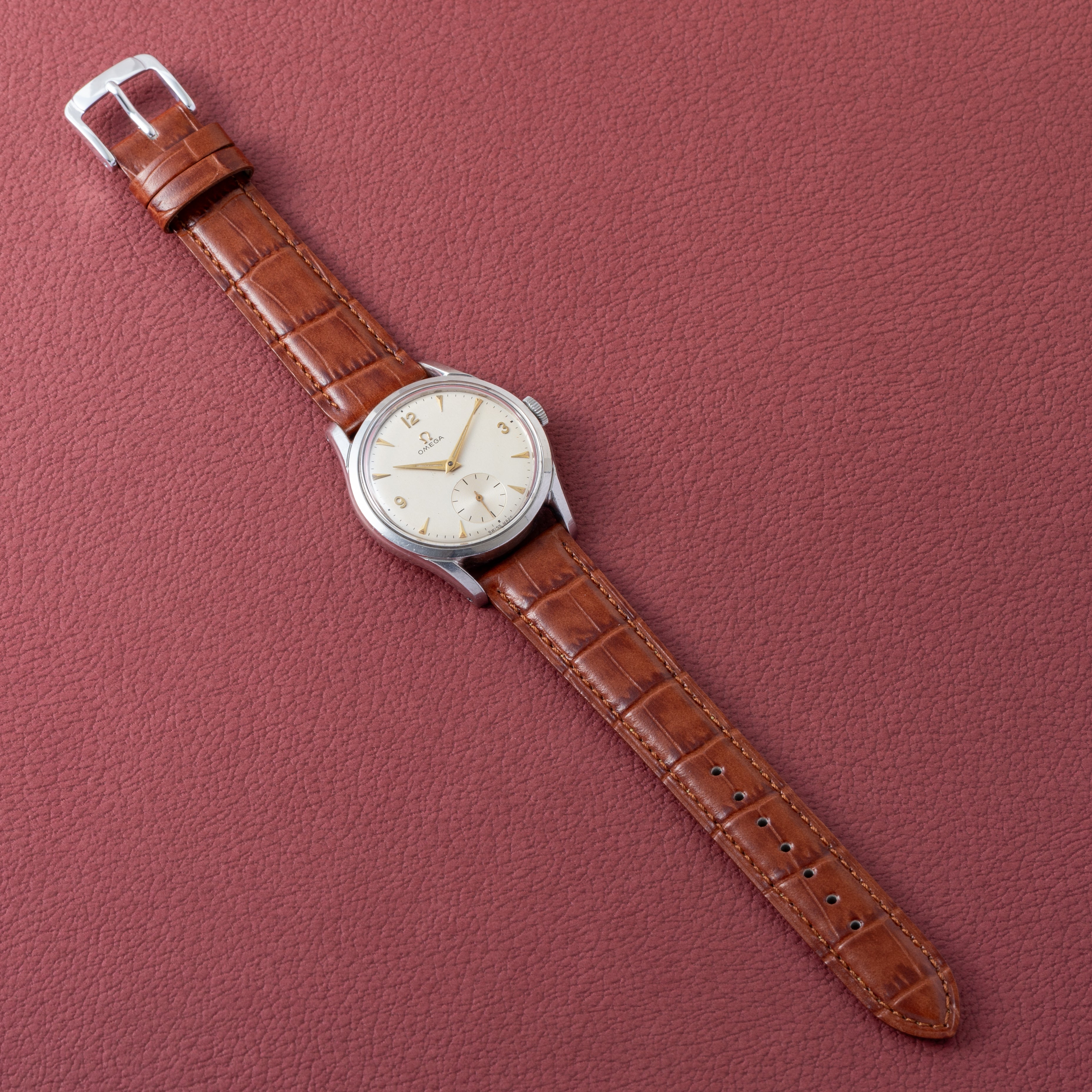 オメガ 30mmキャリバー 1952年製 飛びアラビア スモールセコンド