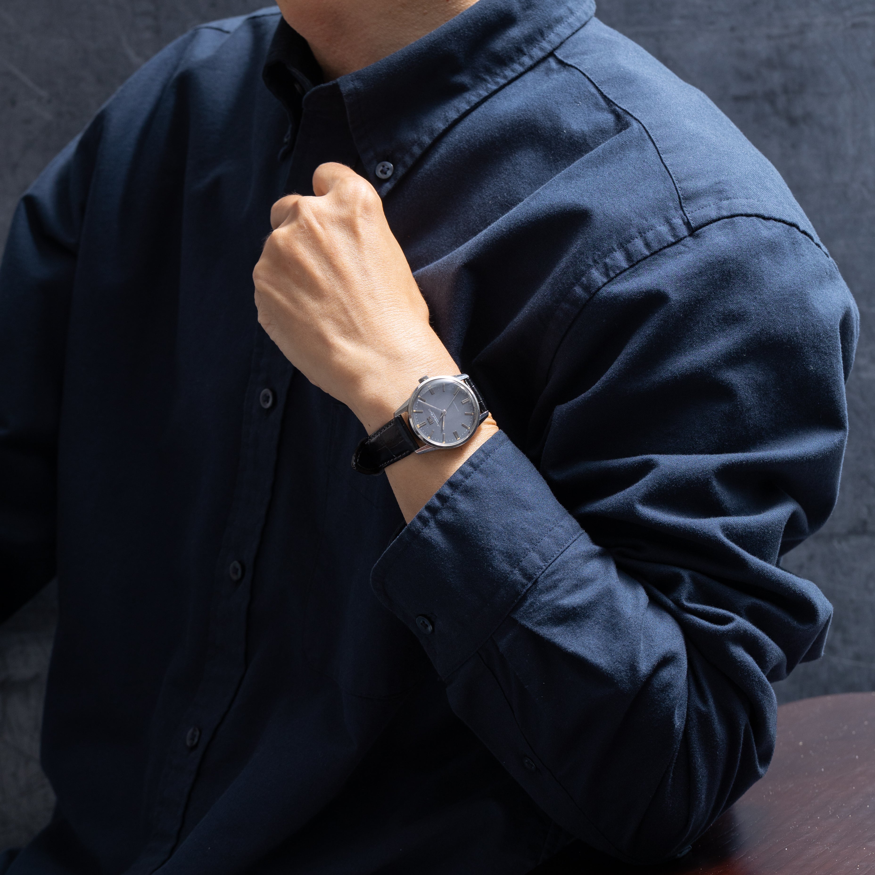 IWC ラウンドケース オートマチック 1969年製 Ref.R810AD グレー IWC ラウンドケース オートマチック 1969年製 Ref.R810AD グレー