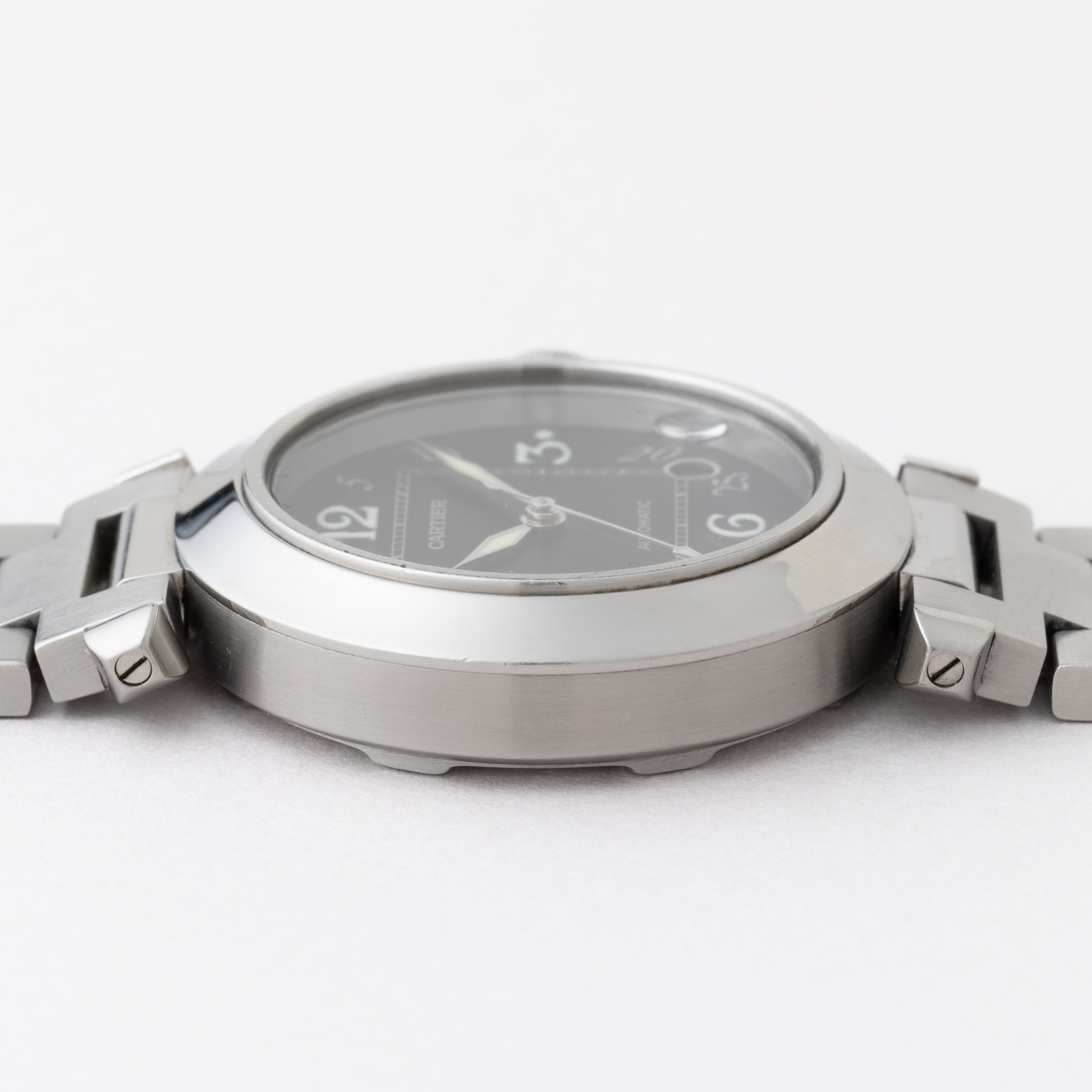 カルティエ パシャC オートマチック 2000年製/平成12年製 箱、ギャラ付き