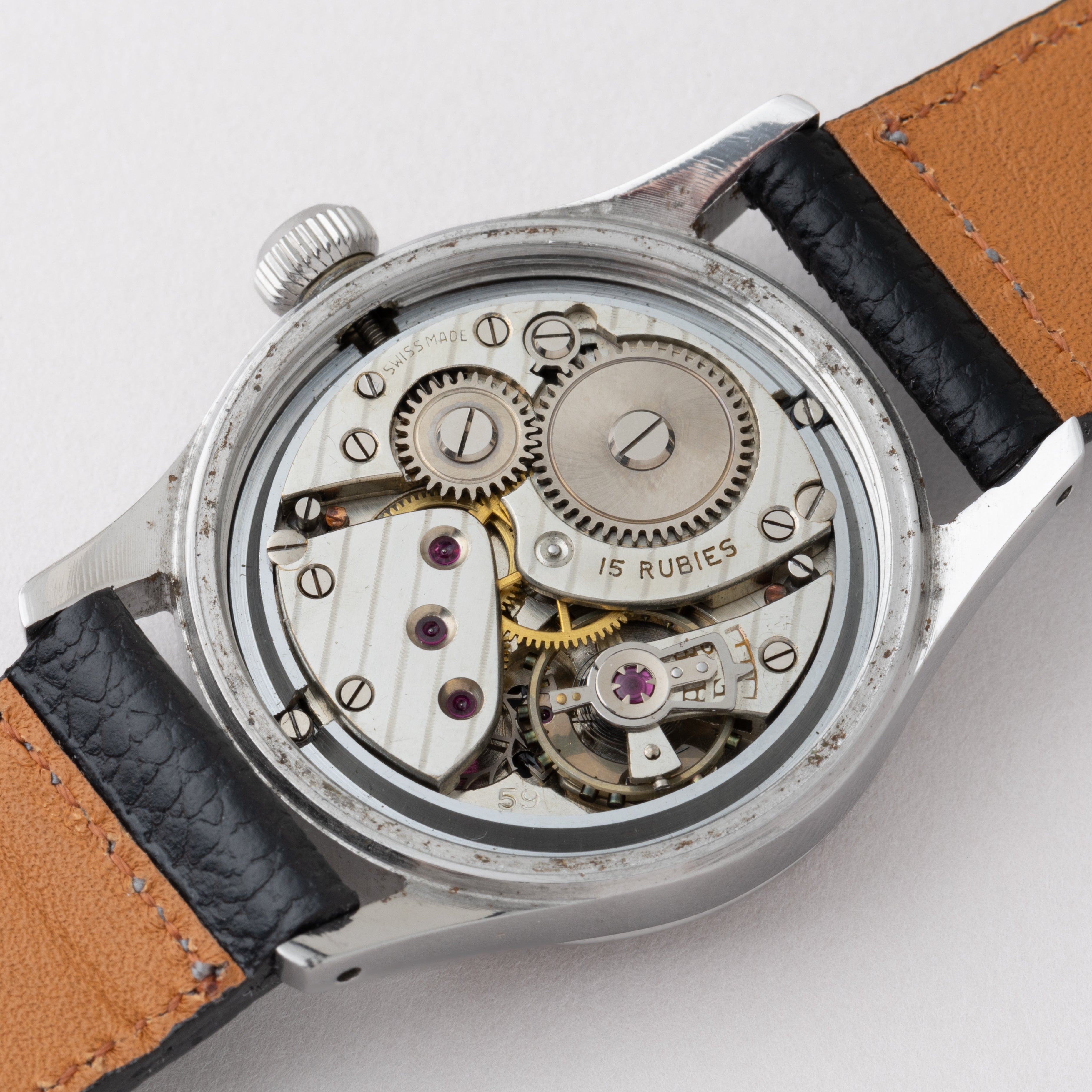 オイスター（チューダー） チェスター 1940年代製 手巻き Ref.4453 オリジナルブラックギルドダイヤル