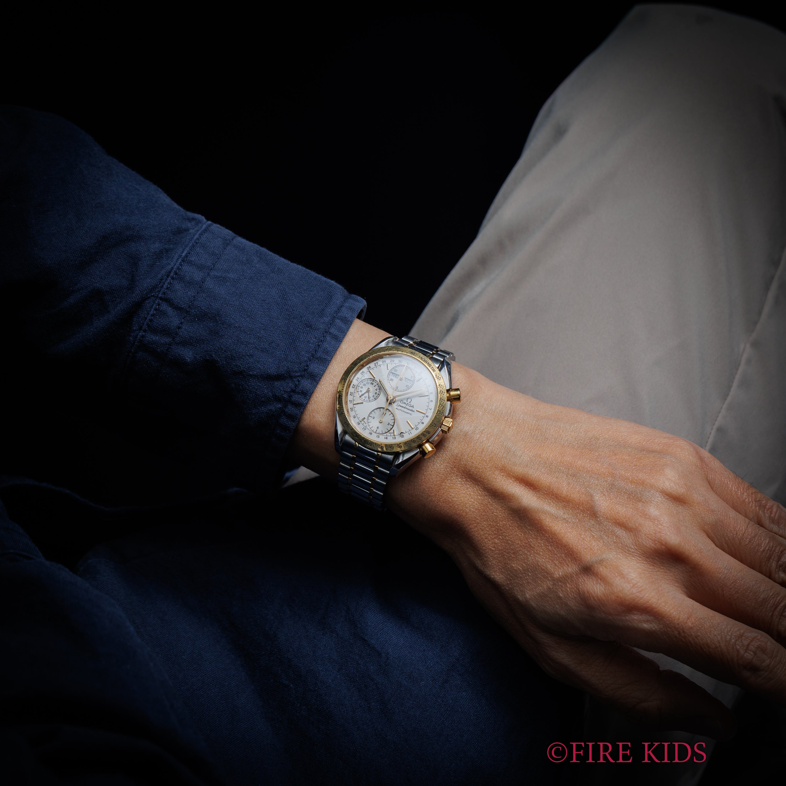 オメガ スピードマスター コンビ トリプルカレンダー 1995年製 Ref.3321 30 オートマチック ギャラ付