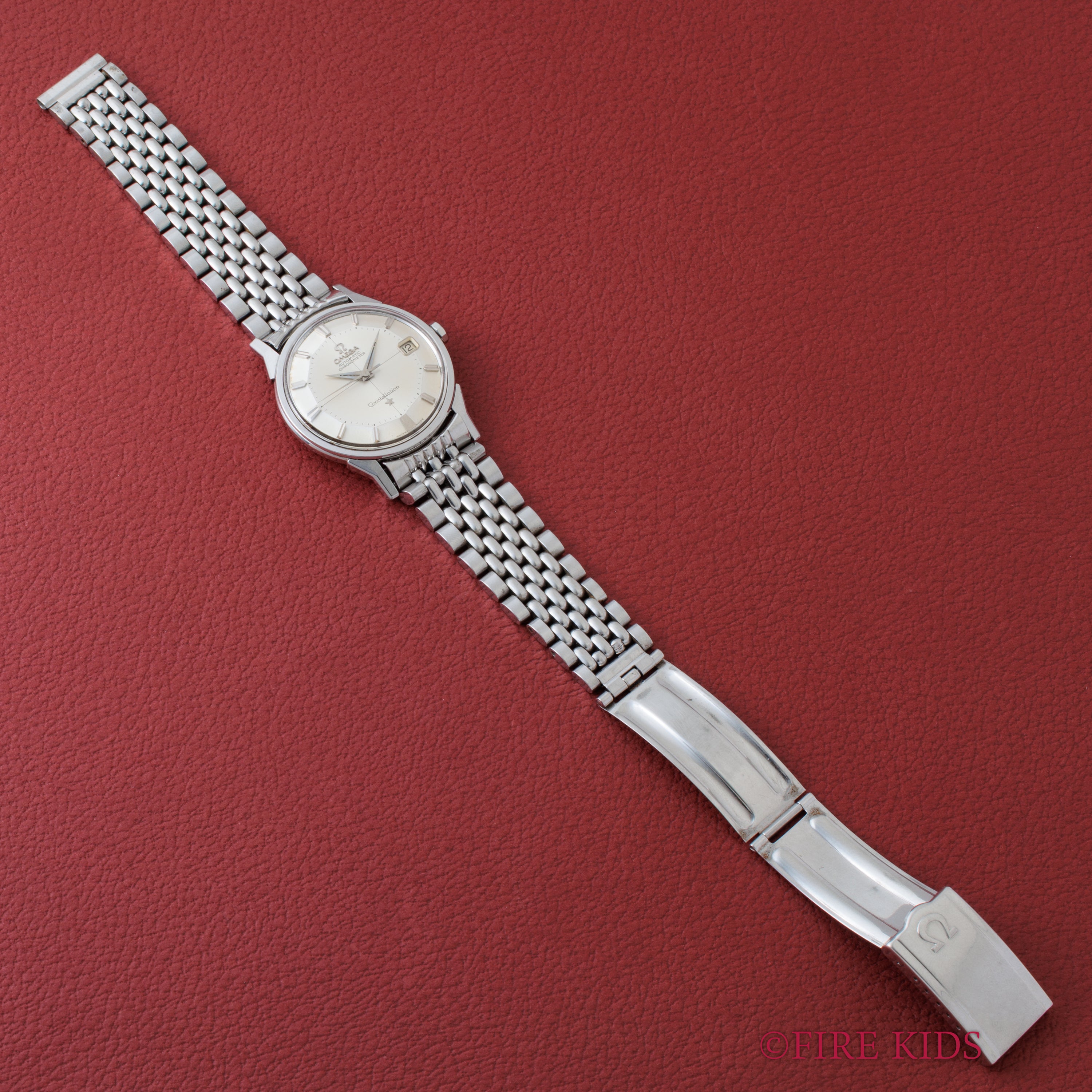 オメガ コンステレーション12角 パイパンダイヤル 1962年製 Cal.561 自動巻 純正ライスブレス