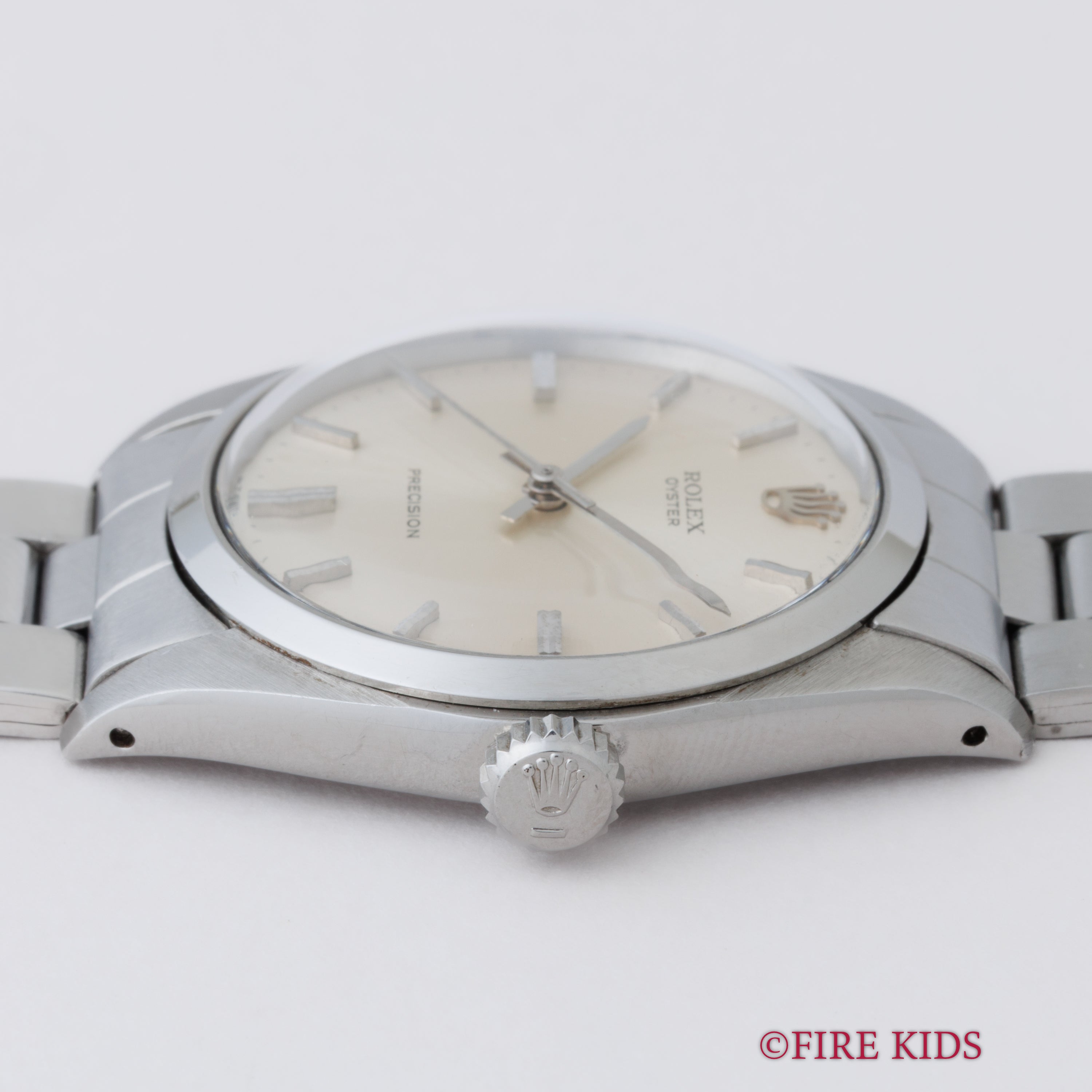 ロレックス オイスター 夜光なし ノンデイト 1970年製 Ref.6426 シルバーダイヤル 手巻 純正巻きブレス ドーム型風防