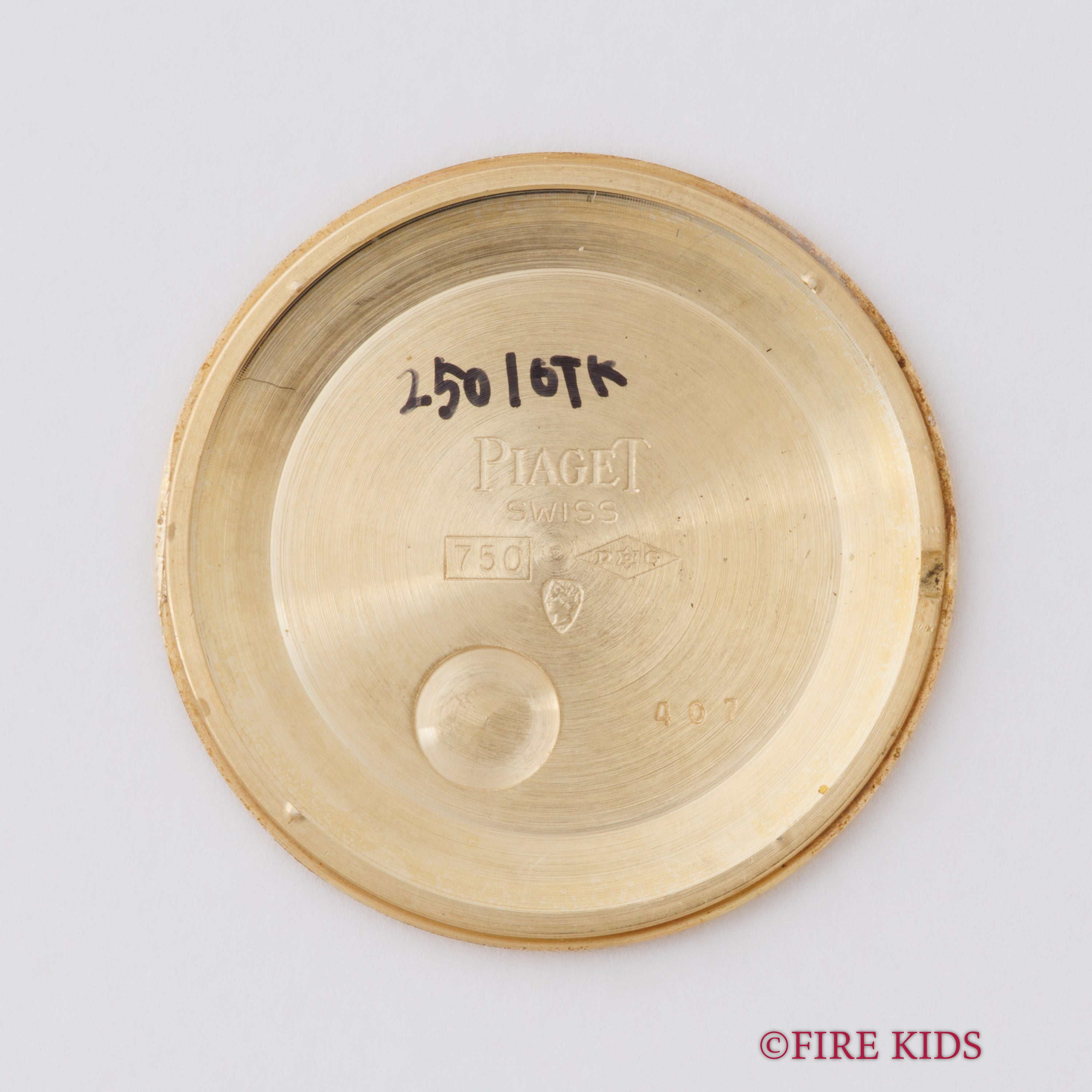 ピアジェ ホワイトローマン 18金無垢ラウンドケース 1980年代製 手巻き Cal.9P2 Ref.9025