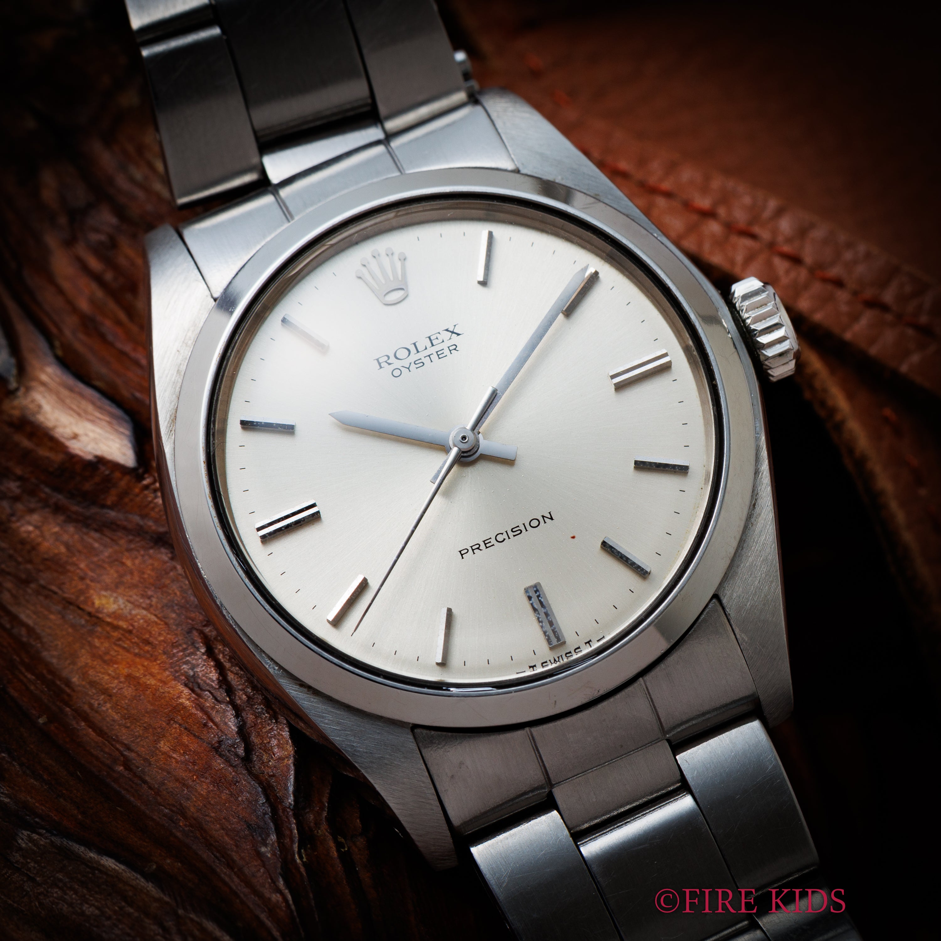 ロレックス オイスター 夜光なし ノンデイト 1970年製 Ref.6426 シルバーダイヤル 手巻 純正巻きブレス ドーム型風防