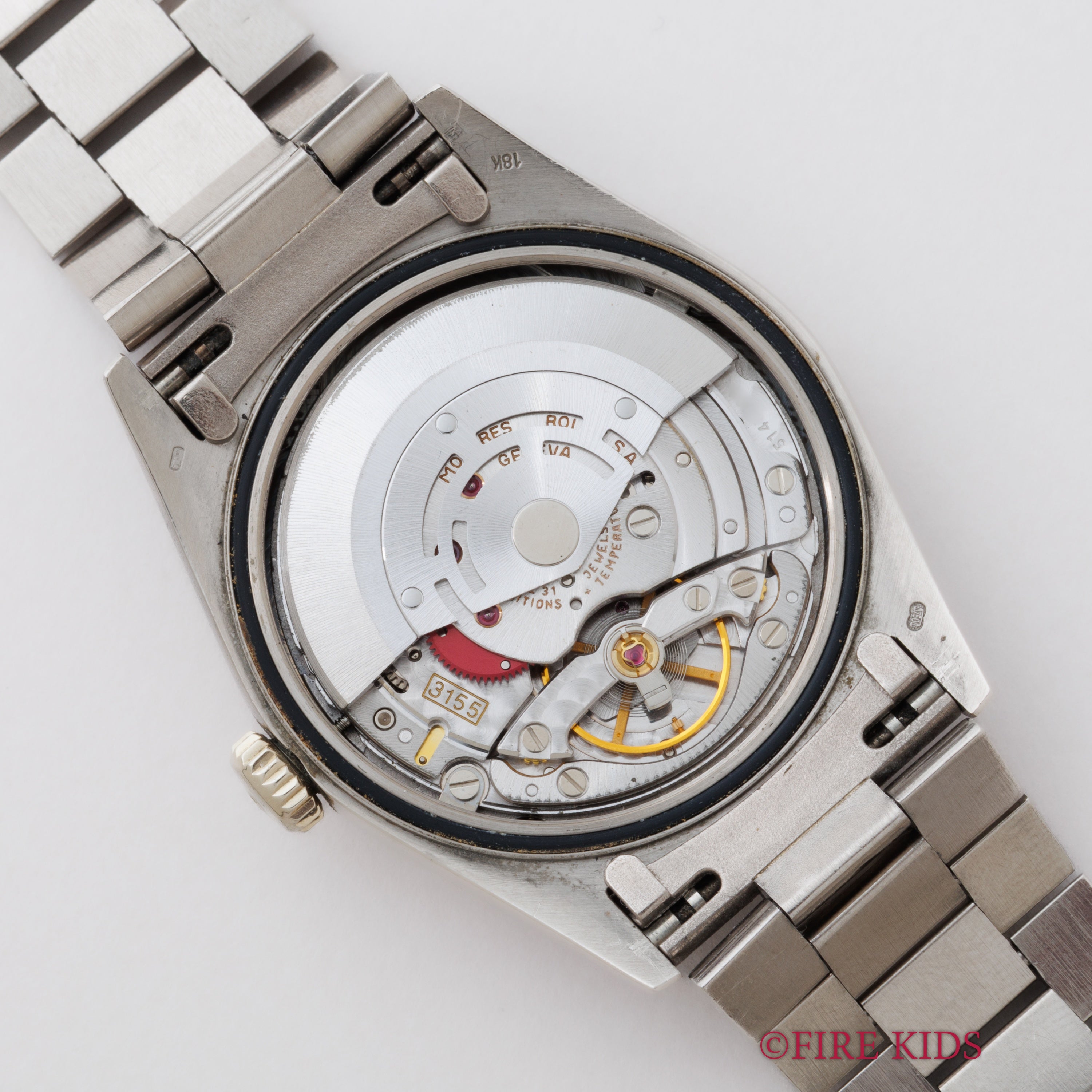 ロレックス デイデイト 1989~90年製 Ref.18239G 18金無垢ホワイトゴールド パティーナダイヤル 10Pダイヤ 純正ブレス