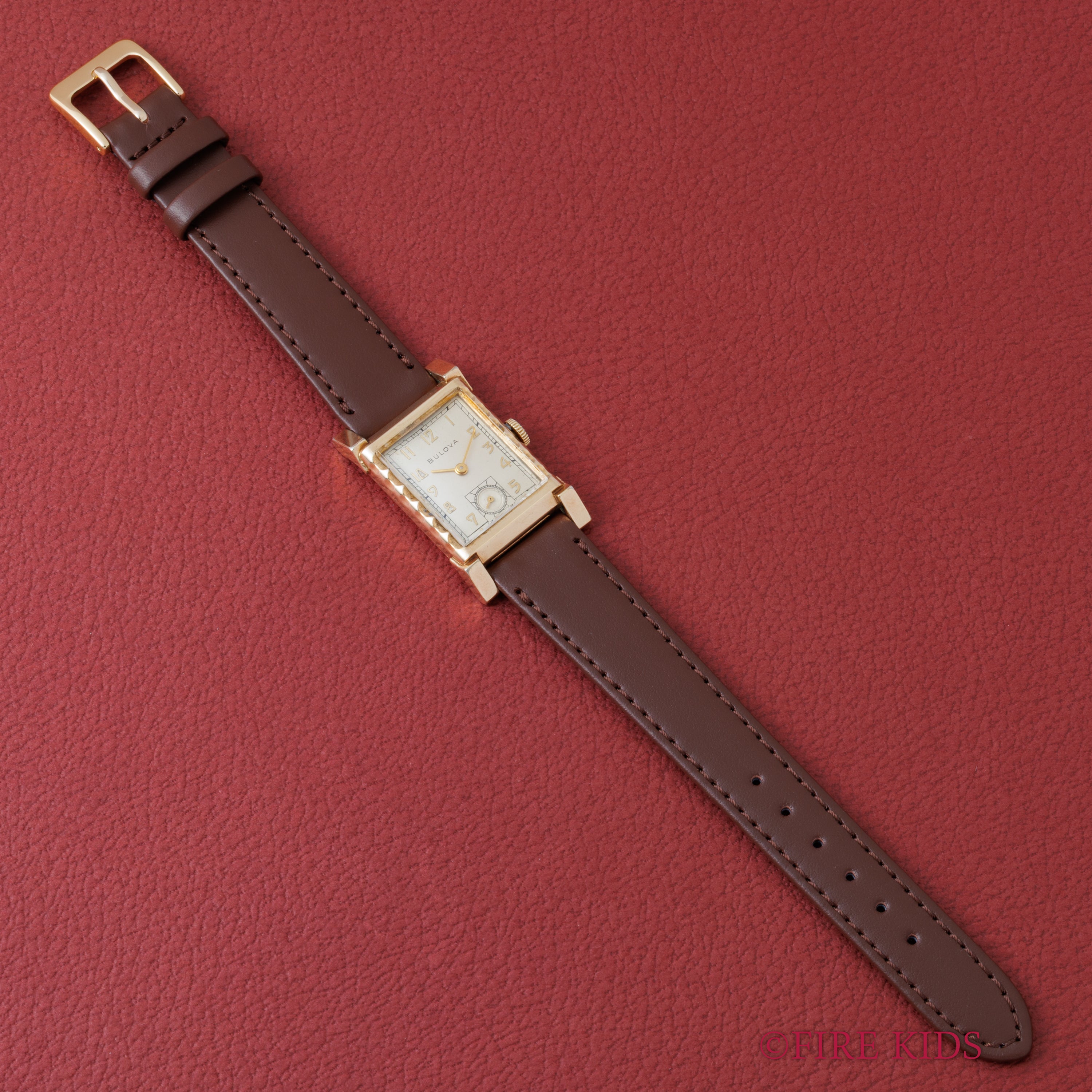 ブローバ レクタンギュラー 1940年代製 10KGF 手巻き