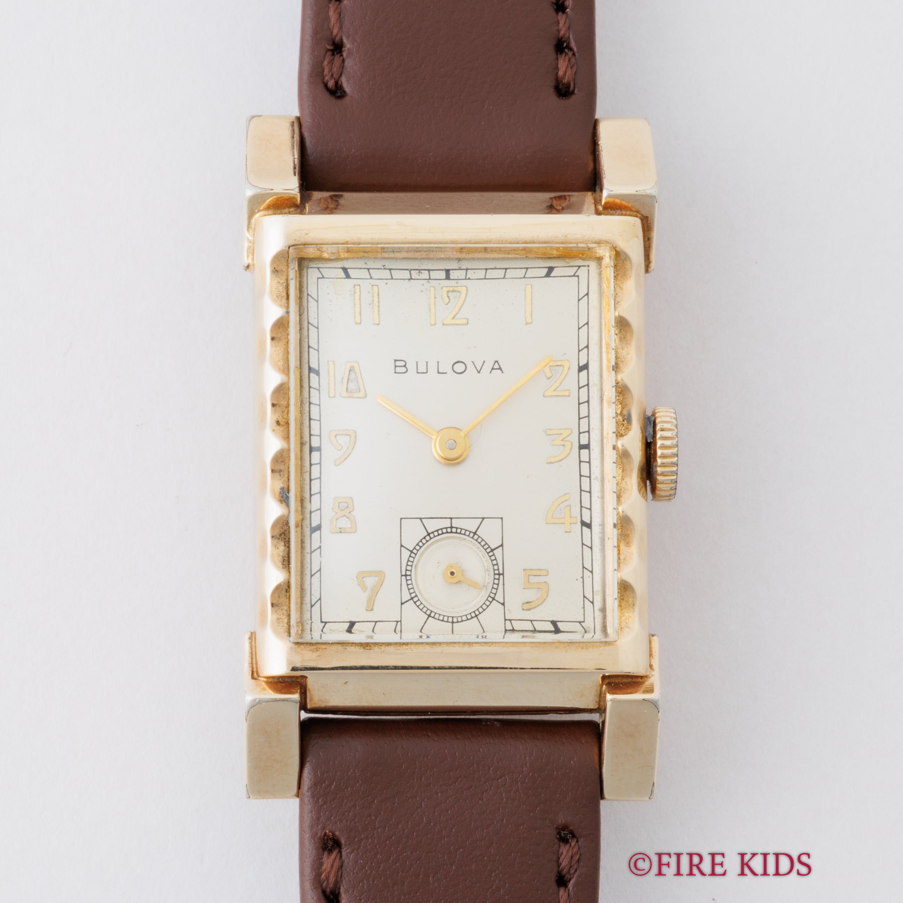 ブローバ レクタンギュラー 1940年代製 10KGF 手巻き