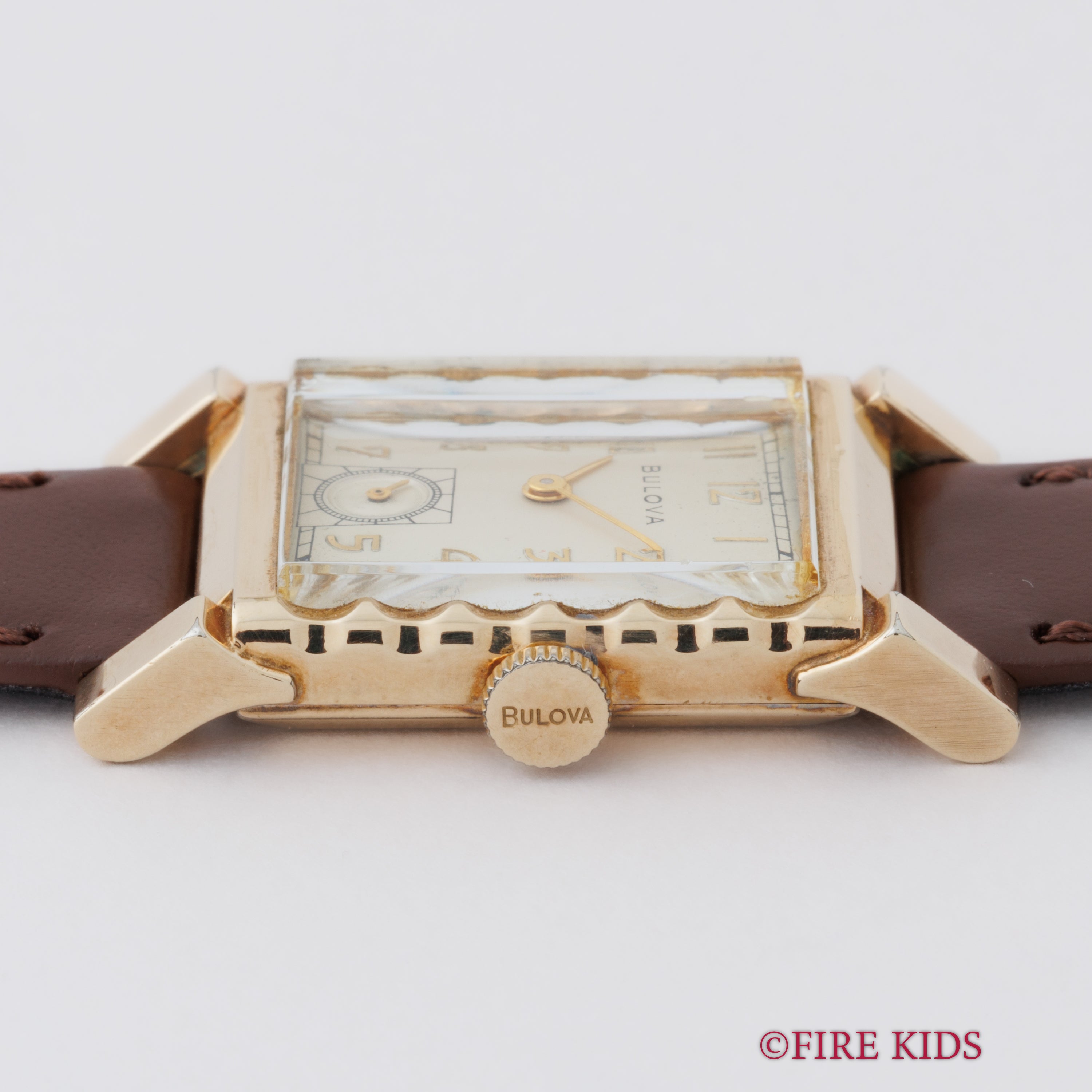 ブローバ レクタンギュラー 1940年代製 10KGF 手巻き