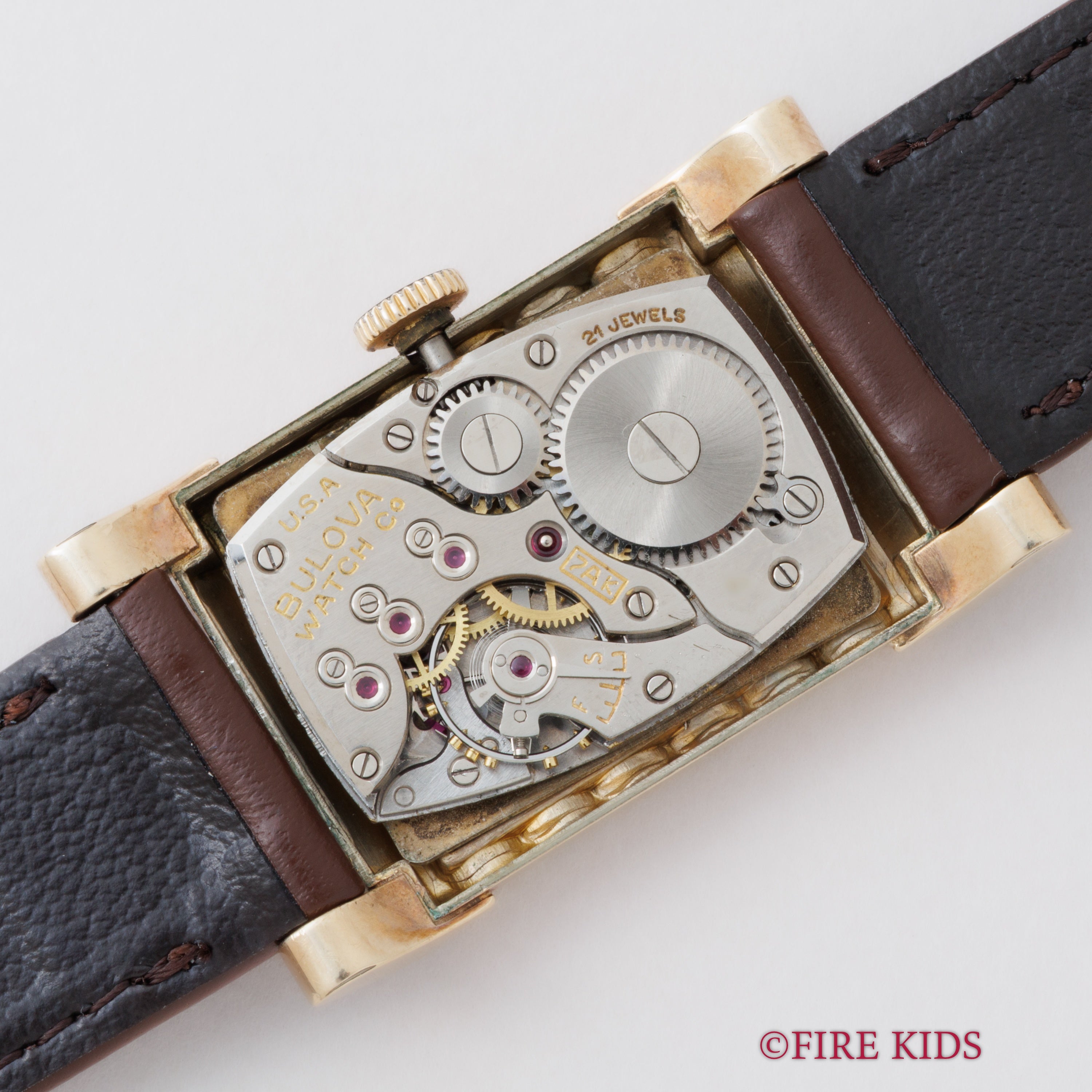 ブローバ レクタンギュラー 1940年代製 10KGF 手巻き