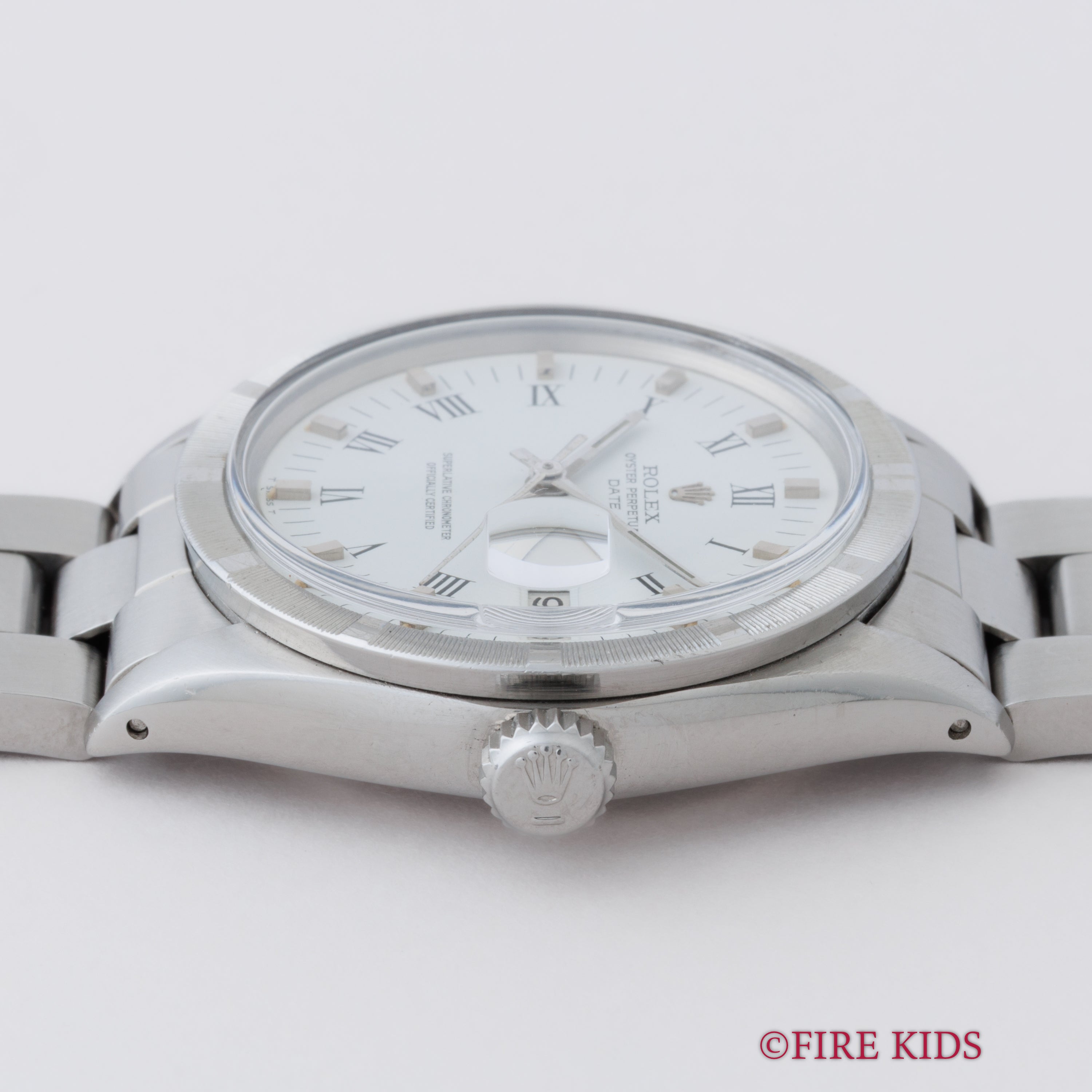 ロレックス 1972年製 オイスターパーペチュアルデイト Ref.1501 ホワイトローマンダイヤル 純正オイスターブレス