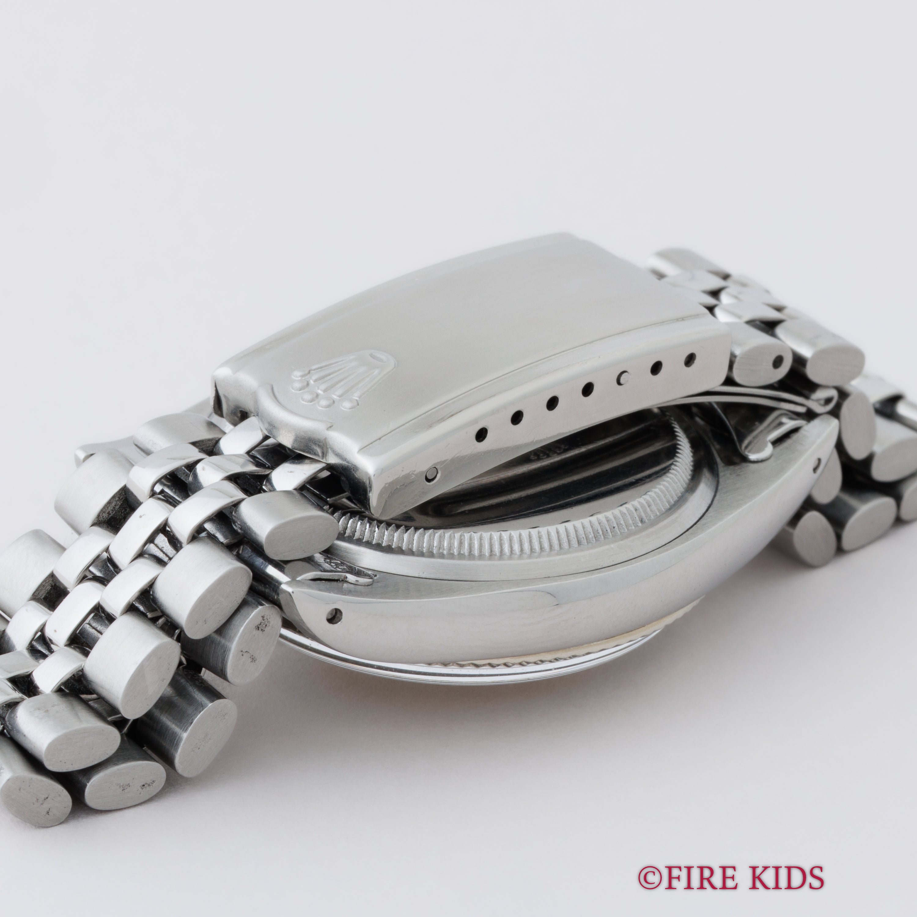 ロレックス デイトジャスト 1957年製 Ref.6605 シルバーダイヤル ドーフィンハンド USジュビリーブレス