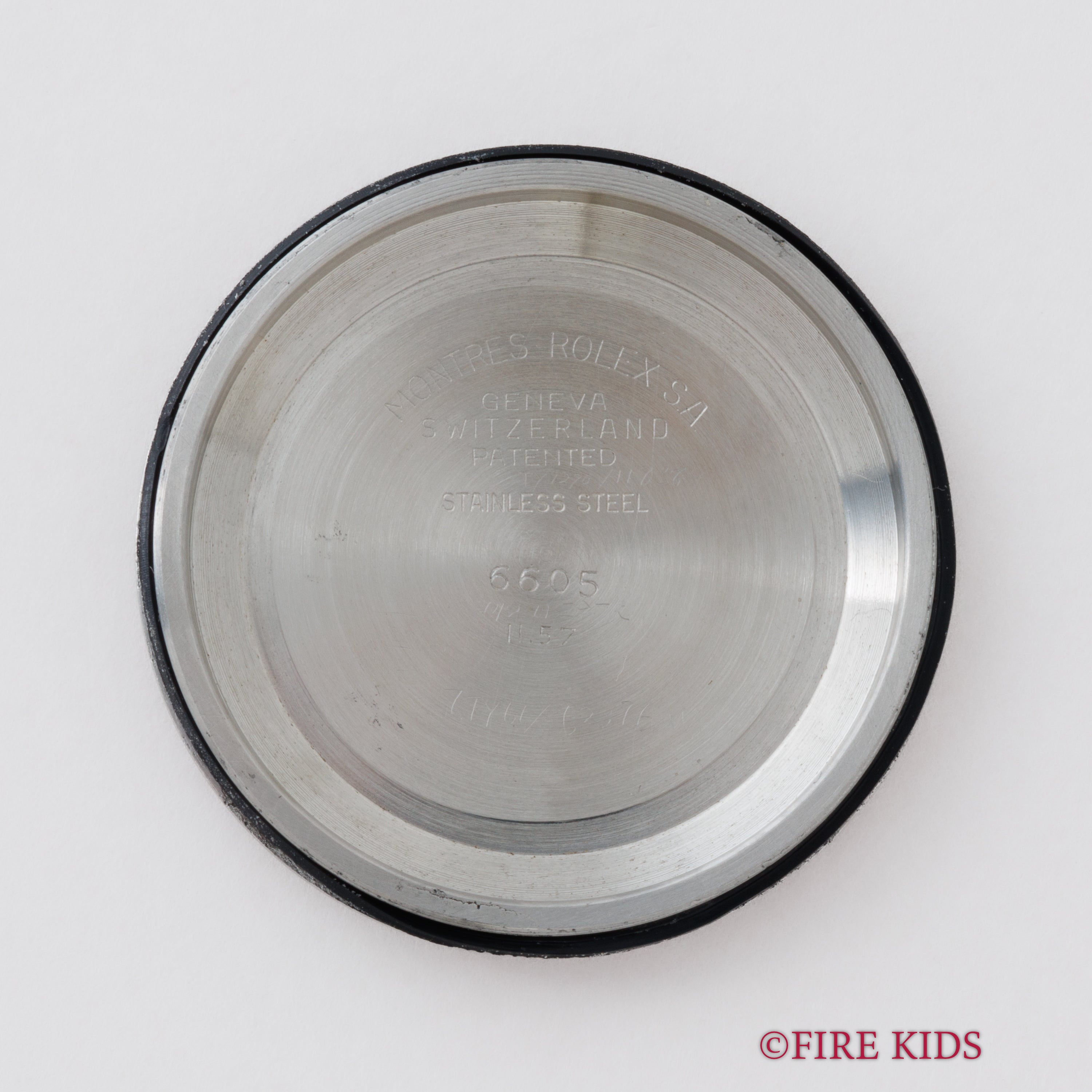 ロレックス デイトジャスト 1957年製 Ref.6605 シルバーダイヤル ドーフィンハンド USジュビリーブレス