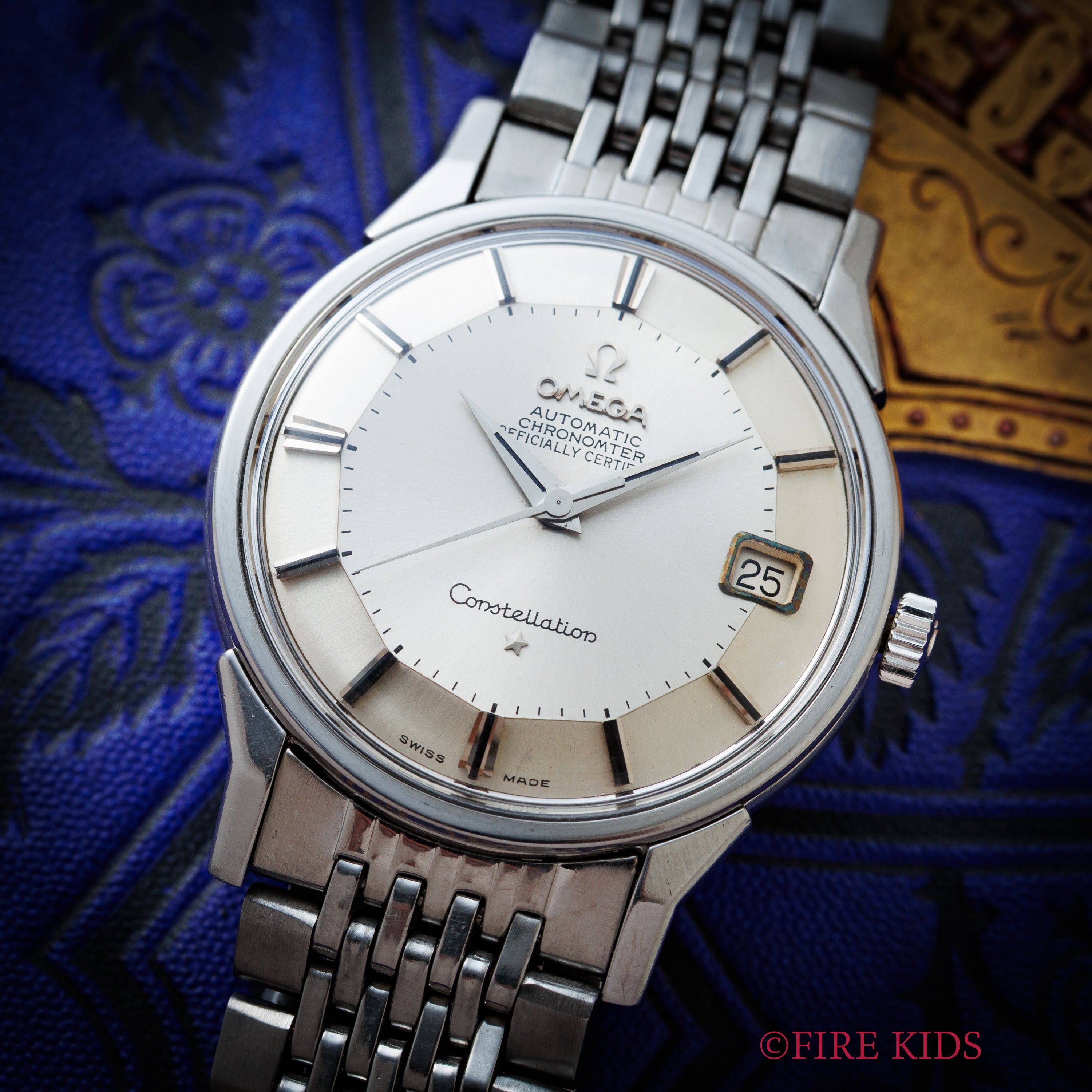 OMEGA　コンスオメガ コンステレーション 12角 1962年製 Ref.14902 62 SC パイパンダイヤル 純正ブレステ　12角