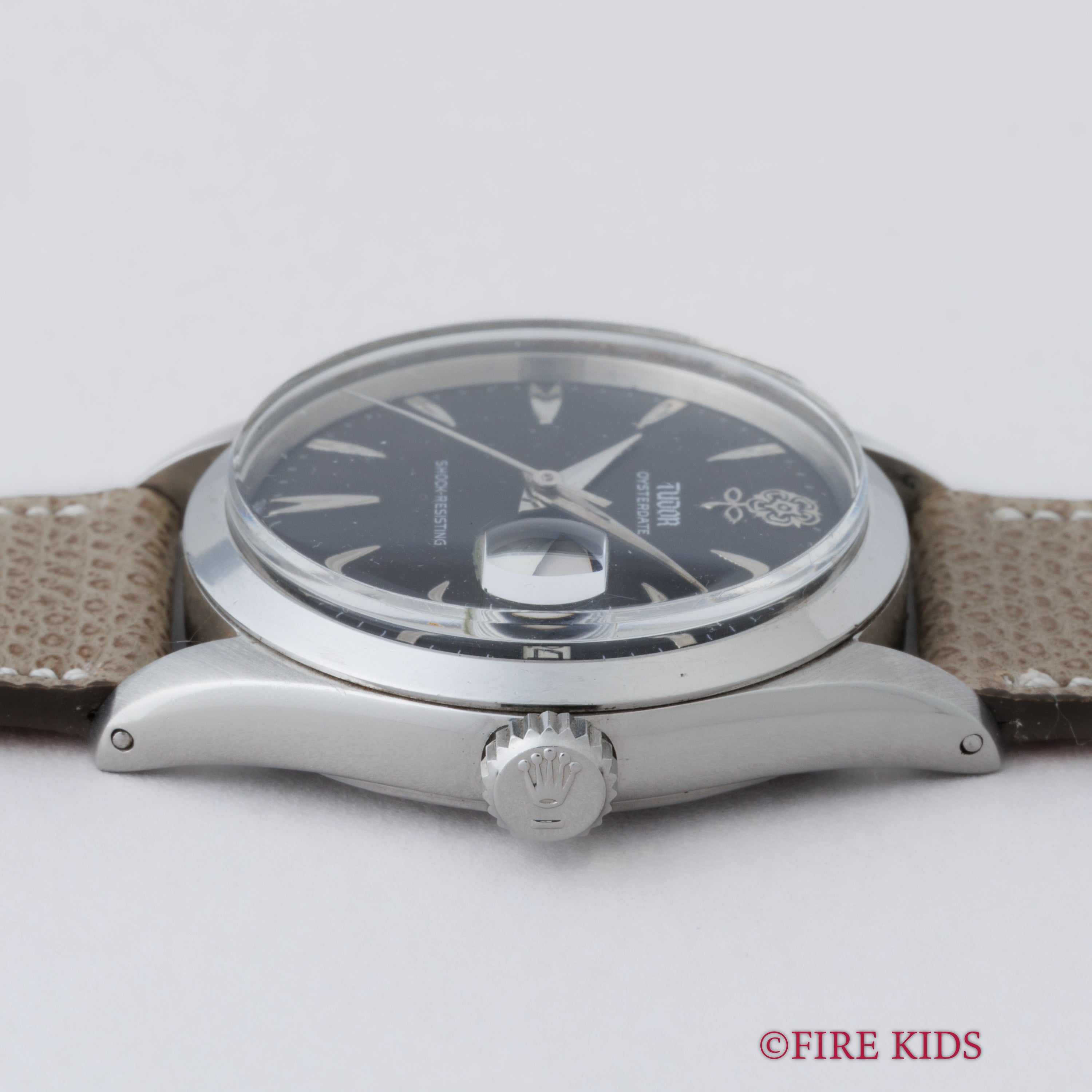 チューダー デカバラ オイスターデイト 1960年代製 Ref.7974 ブラックリダンダイヤル