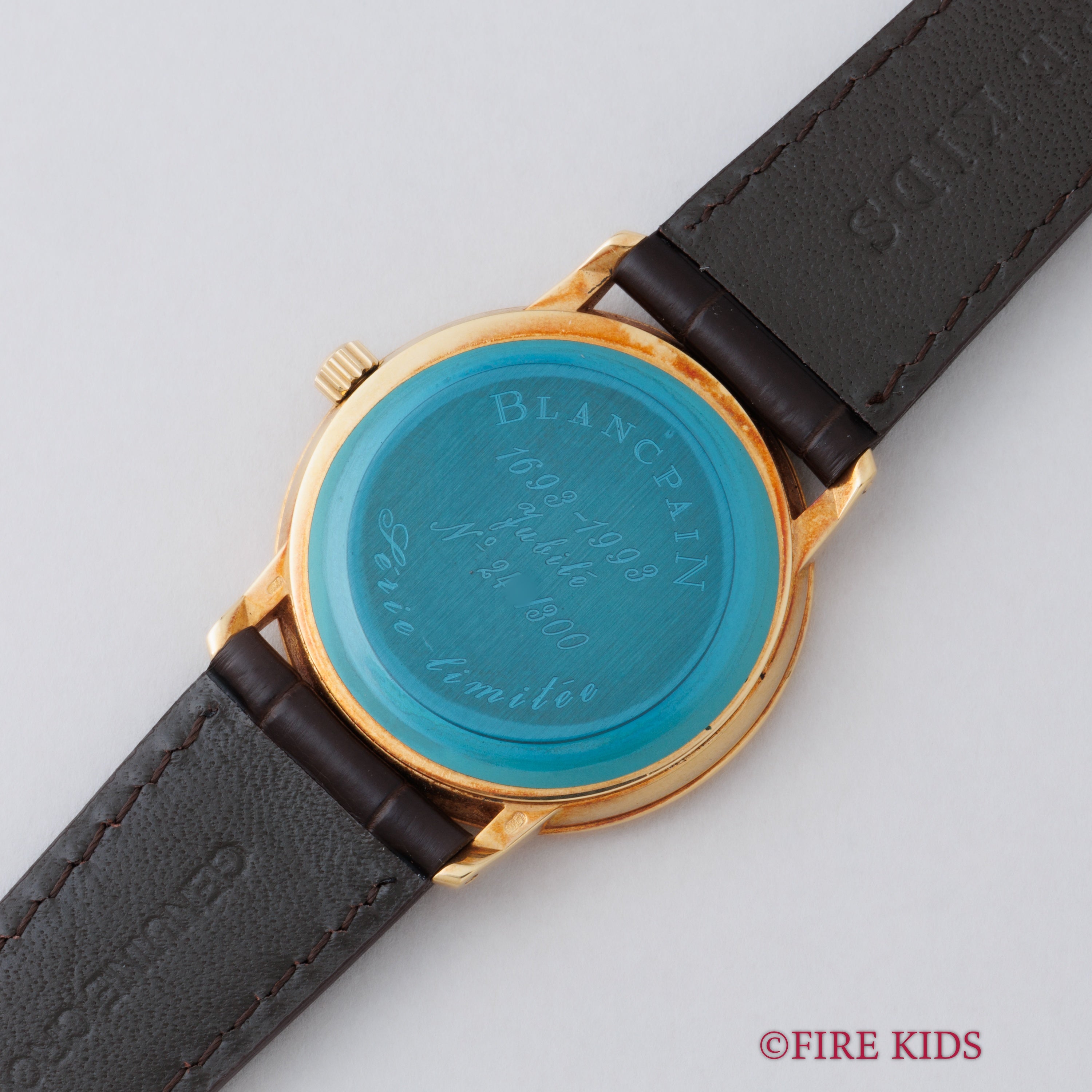 ブランパン ヴィルレ ウルトラスリム 18金無垢イエローゴールド 1994年