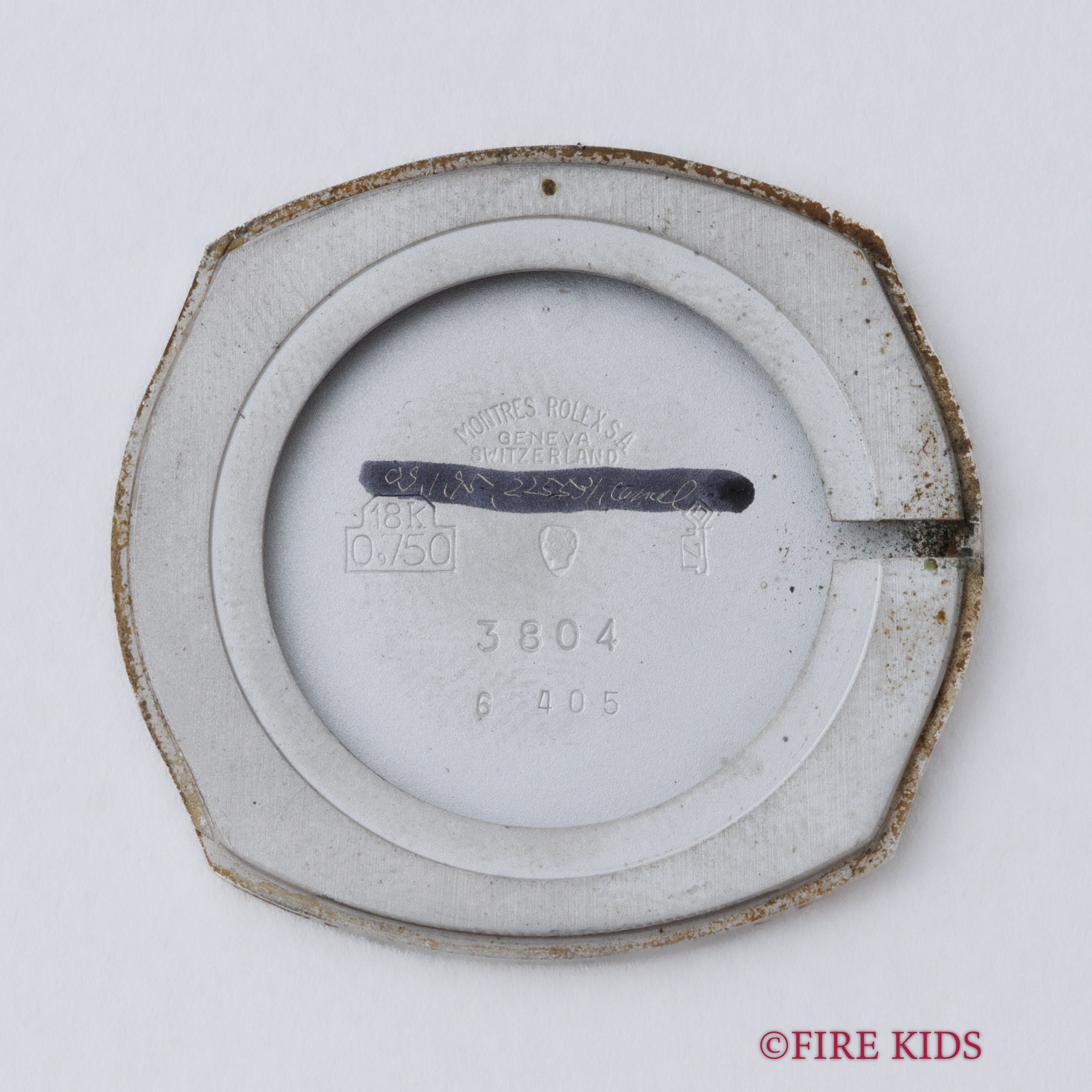 ロレックス チェリーニ ブルーダイヤル 1973年製 Ref.3804 18金無垢WG 手巻 純正SS尾錠付き