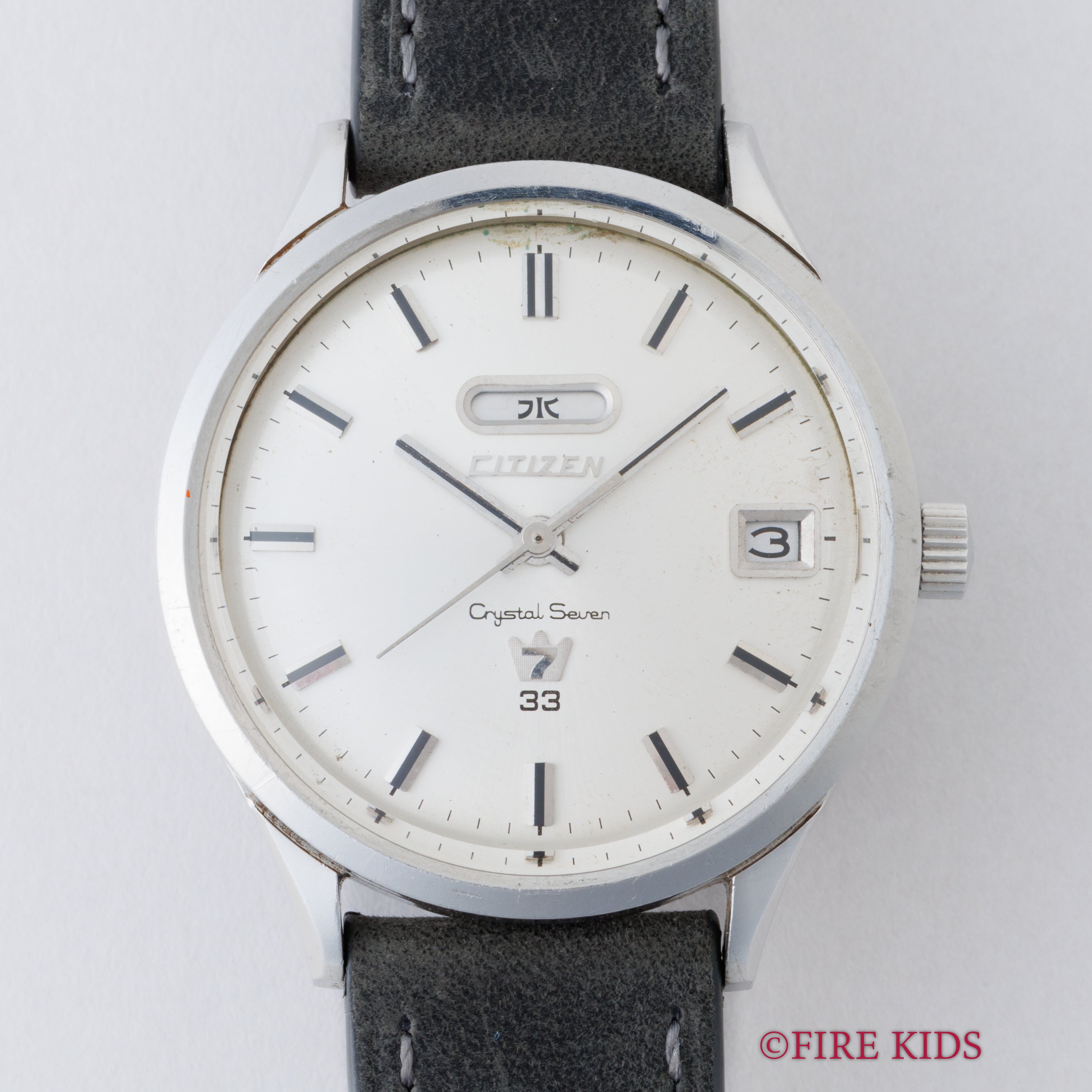 シチズン クリスタルセブン 1967年製 33石 Ref.51401-Y 自動巻き デイデイト