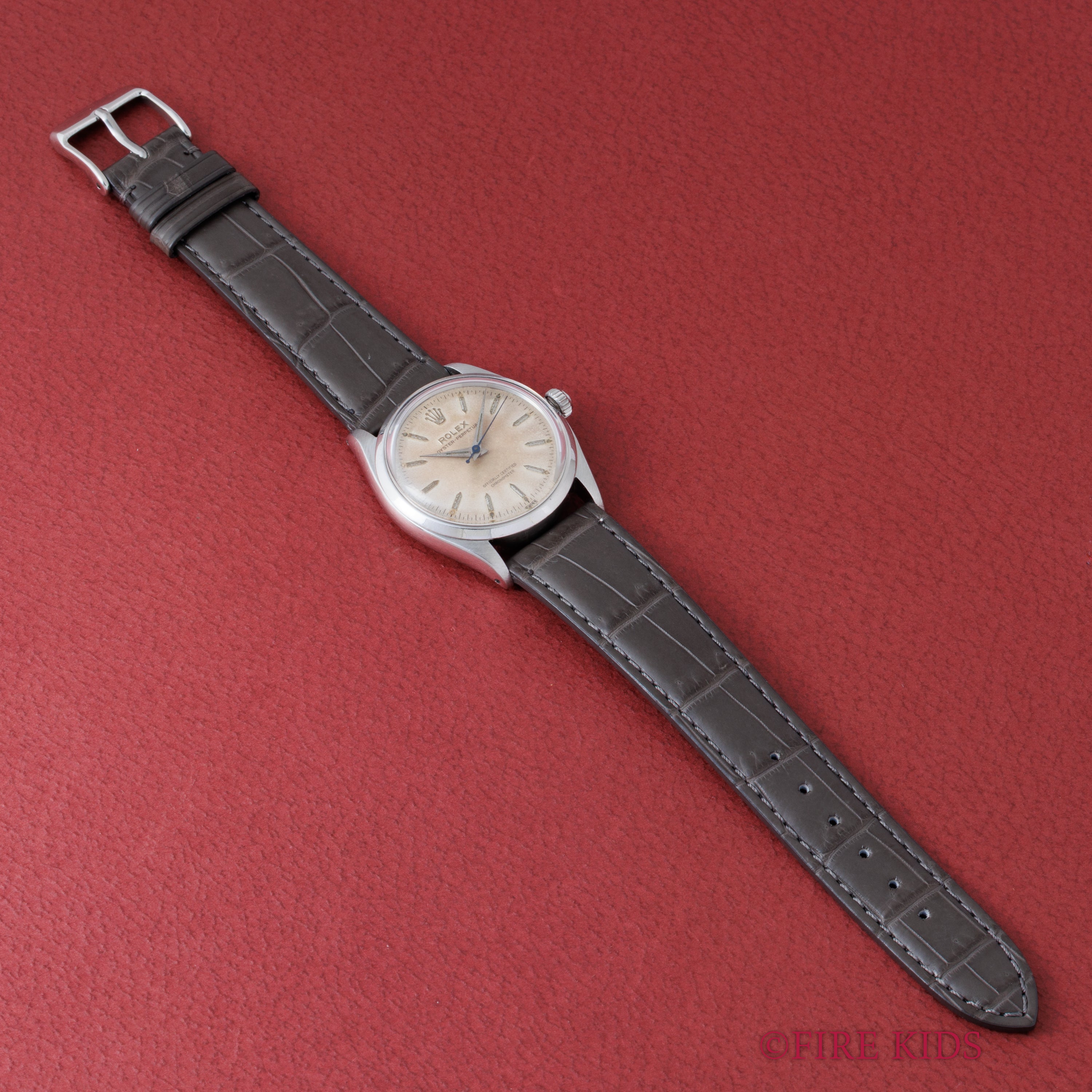 ロレックス オイスターパーペチュアル 1956年製 Ref.6564 自動巻き Cal.1030 パティーナダイヤル