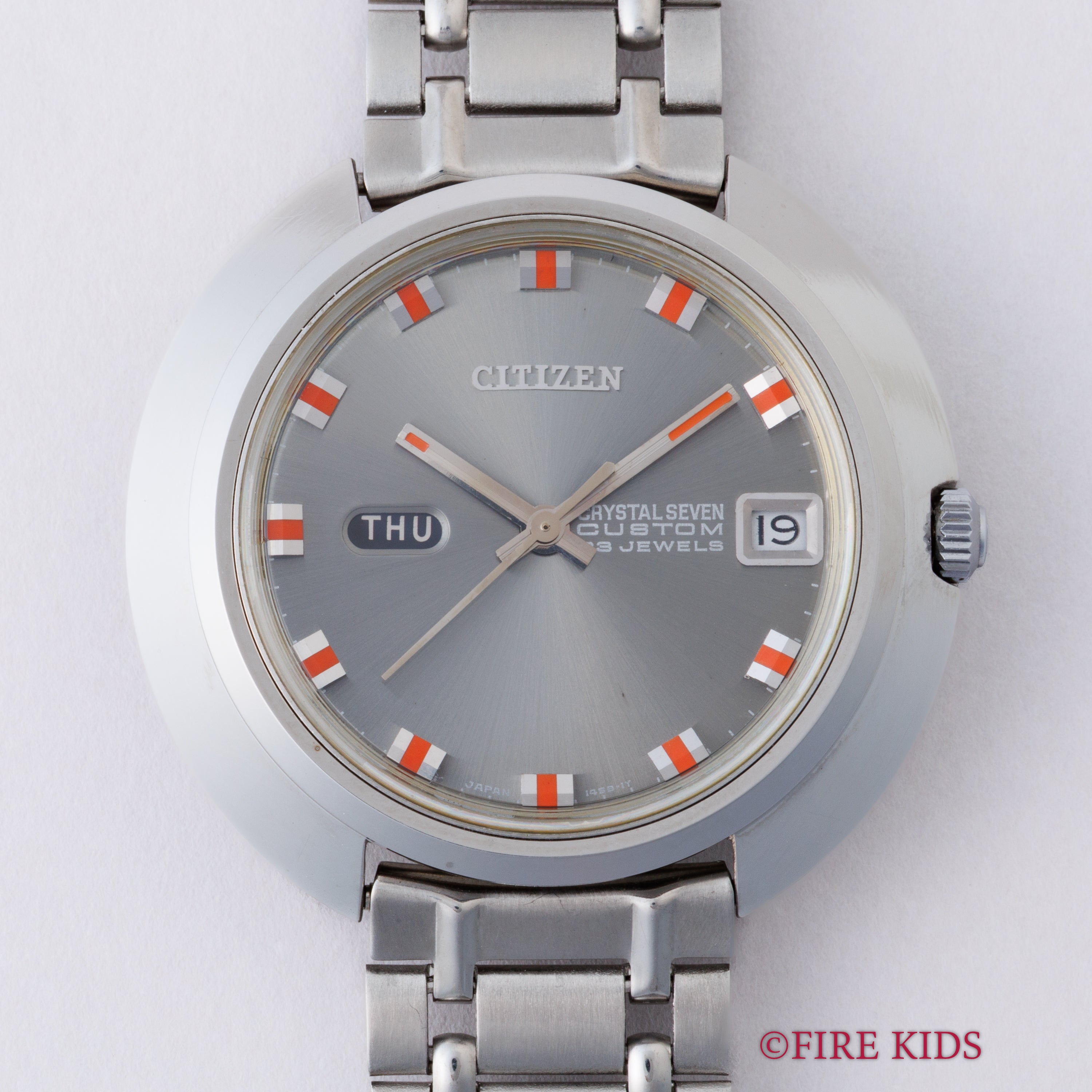 シチズン クリスタルセブン カスタム ナイアガラ  1969年製 未使用品 自動巻 純正ブレス タグ付き