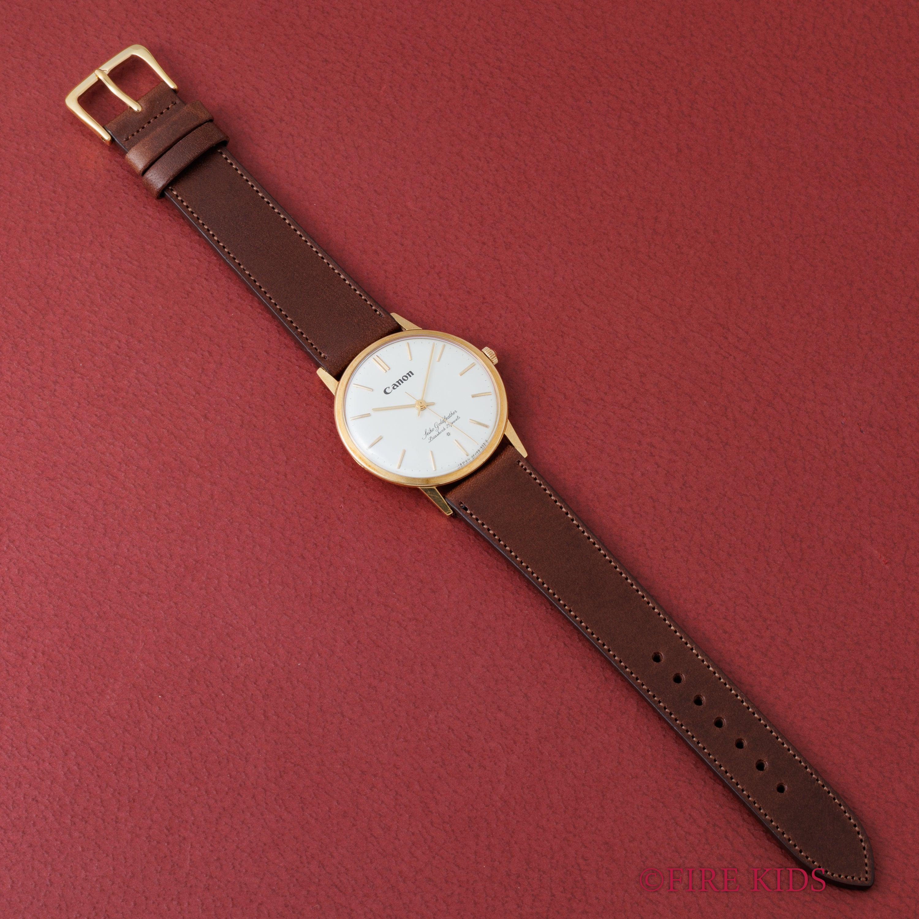 セイコー ゴールドフェザー キャノン 1960年製 Ref.J14060 18金無垢 SDダイヤル