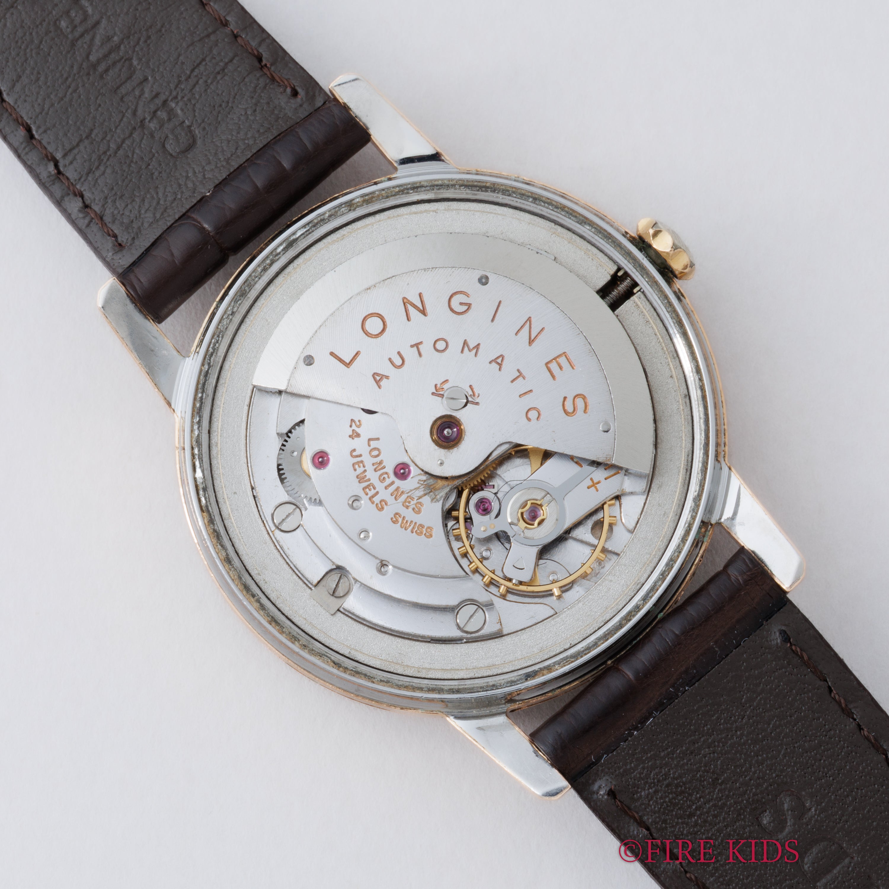 ロンジン コンクエスト 金張りケース/ステンバック 1960年代製 自動巻き Cal.291