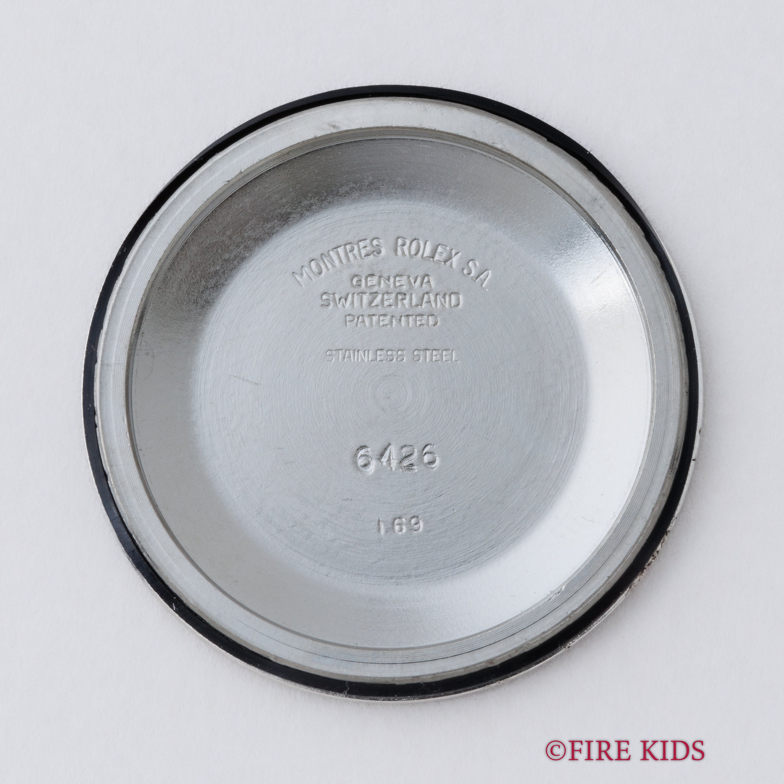 ロレックス オイスター 1969年製 手巻き Ref.6427 エンジンターンドベゼル ノンデイト