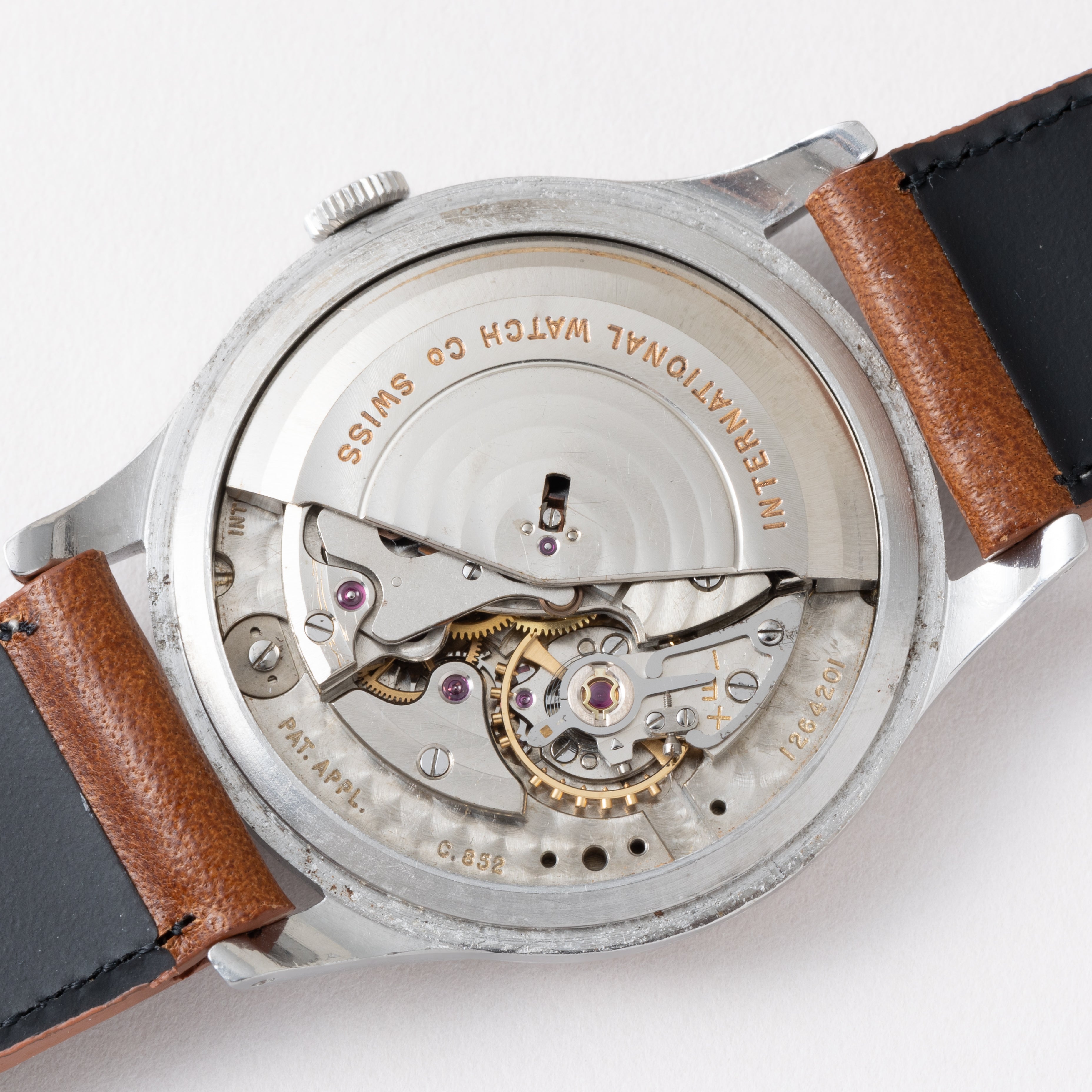 IWC オートマチック ラウンドケース ノンデイトペラトン式自動