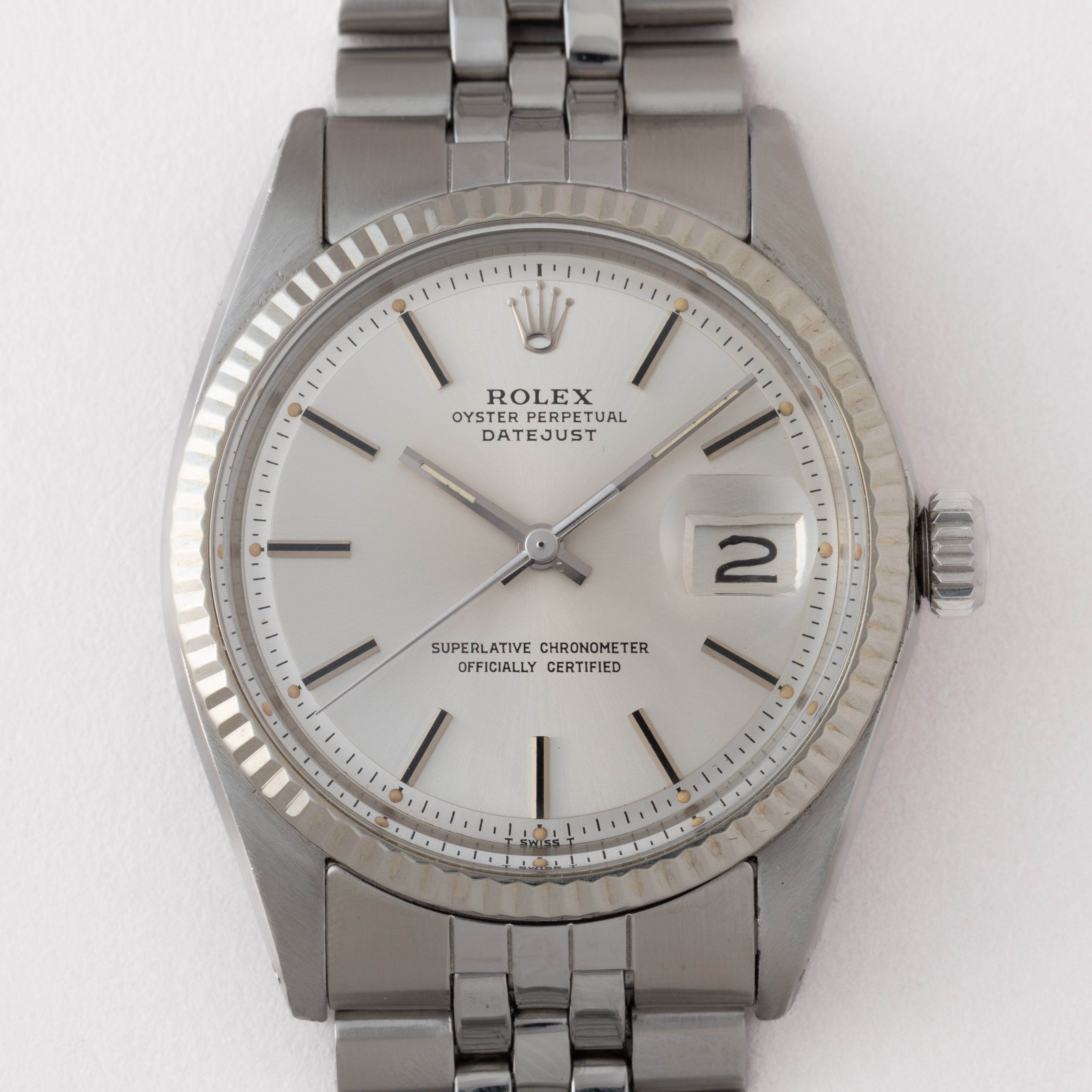 ロレックス デイトジャスト 1972年製 Ref.1601 シルバーダイヤル 純正ジュビリーブレス