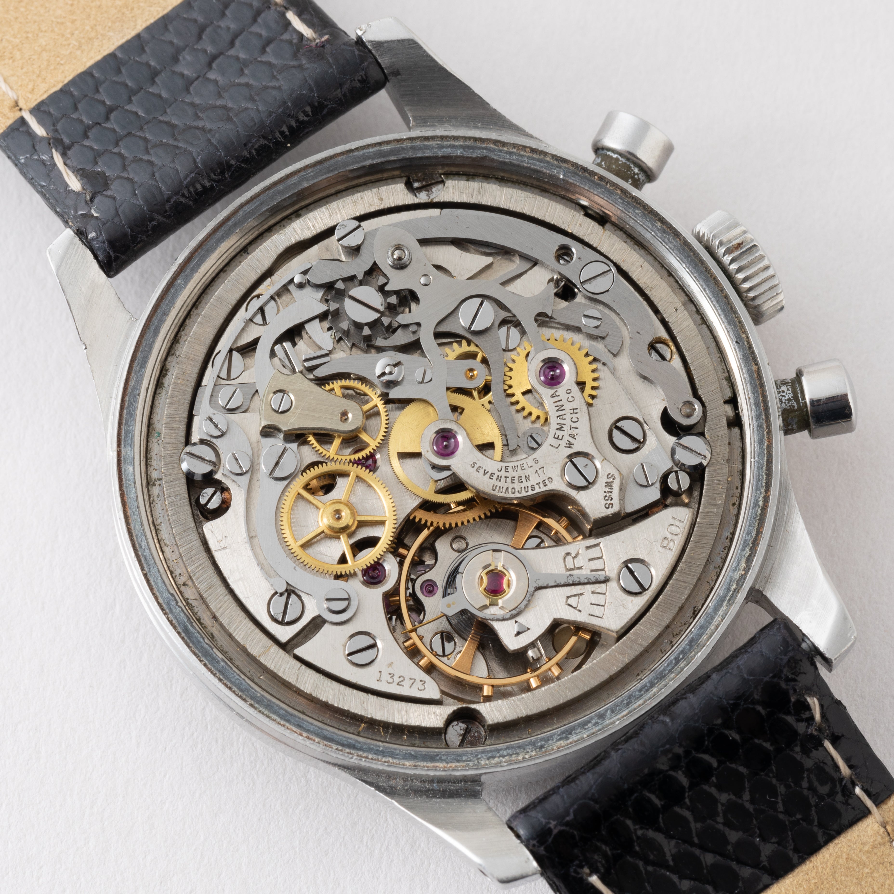レマニア クロノグラフ 1950年代製 Cal.27CHRO手巻き Ref.9881