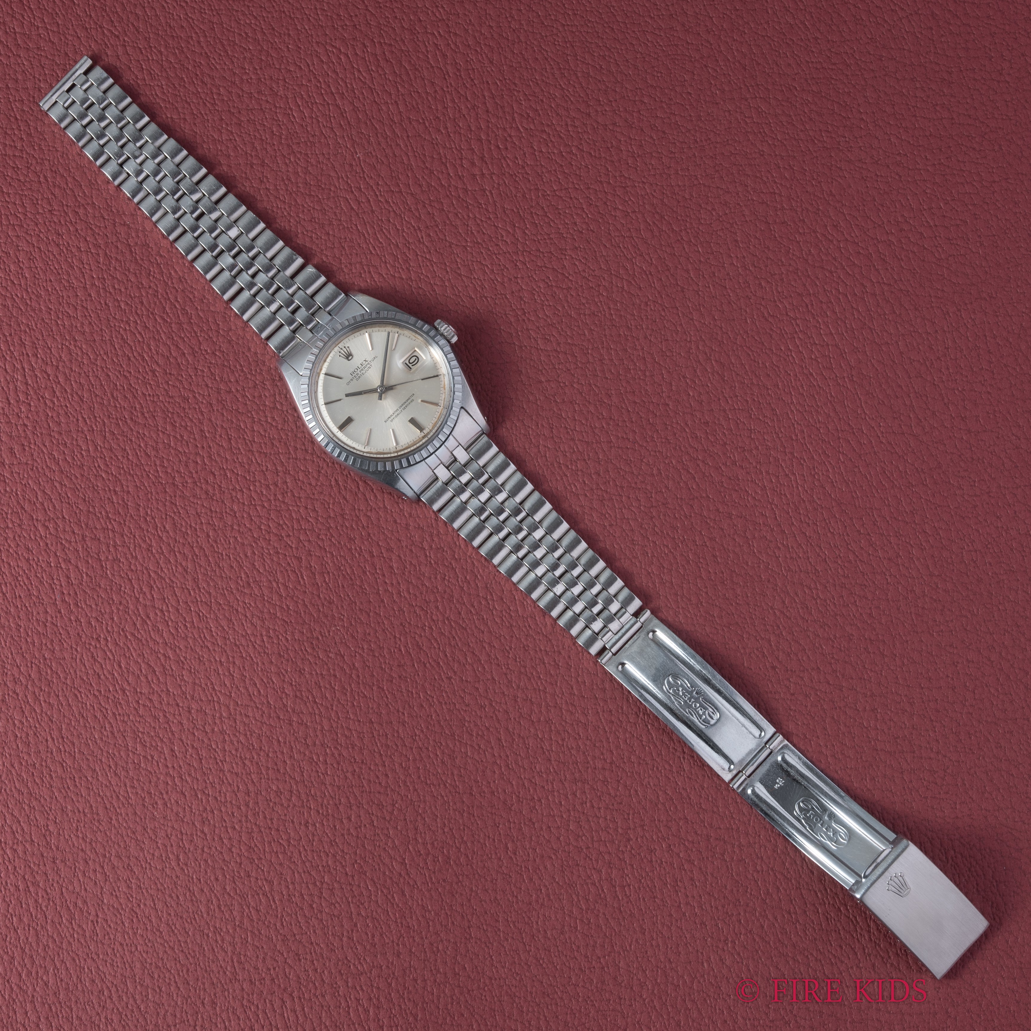 ロレックス デイトジャスト 自動巻き シルバーダイヤル 1971年製 Ref.1603 Cal.1570 ギャラ、クロノメーター書、タグ、箱